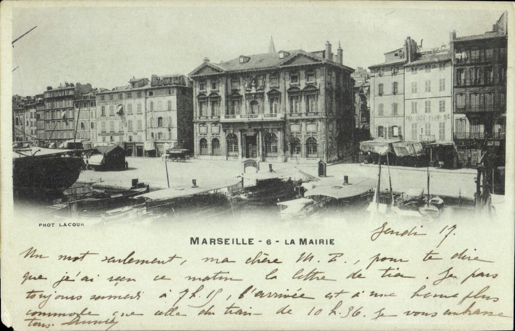CPA Marseille la Mairie 