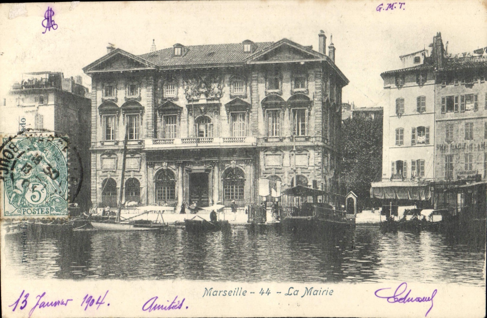 CPA Marseille la Mairie 