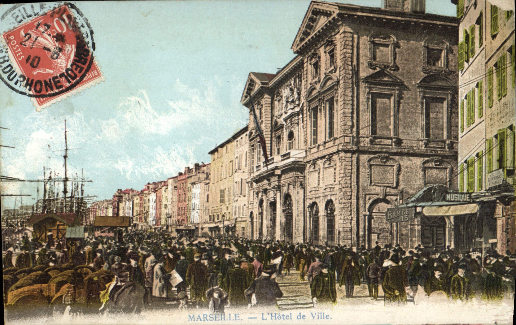 CPA Marseille hotel de Ville 