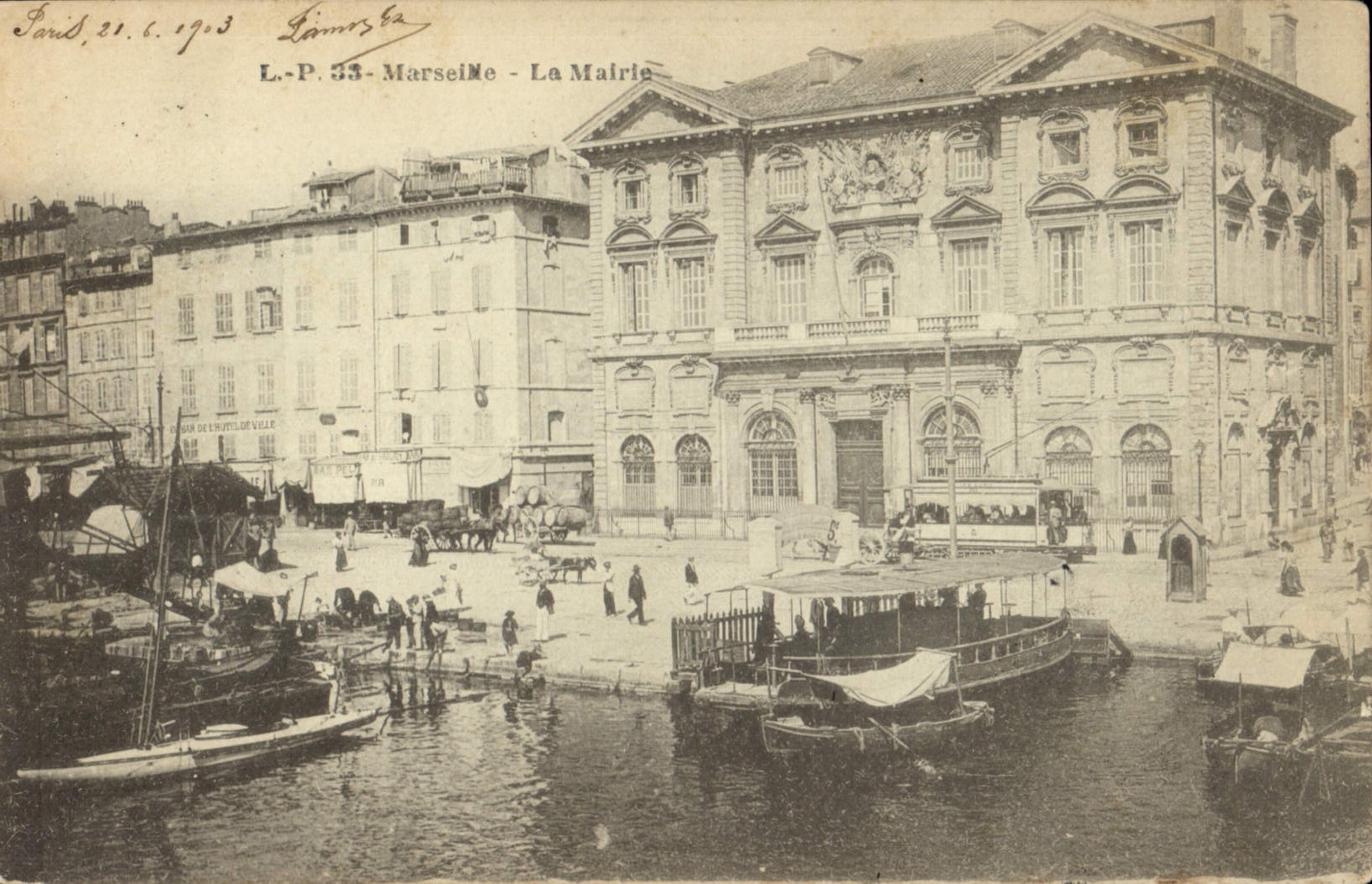 CPA Marseille la Mairie 