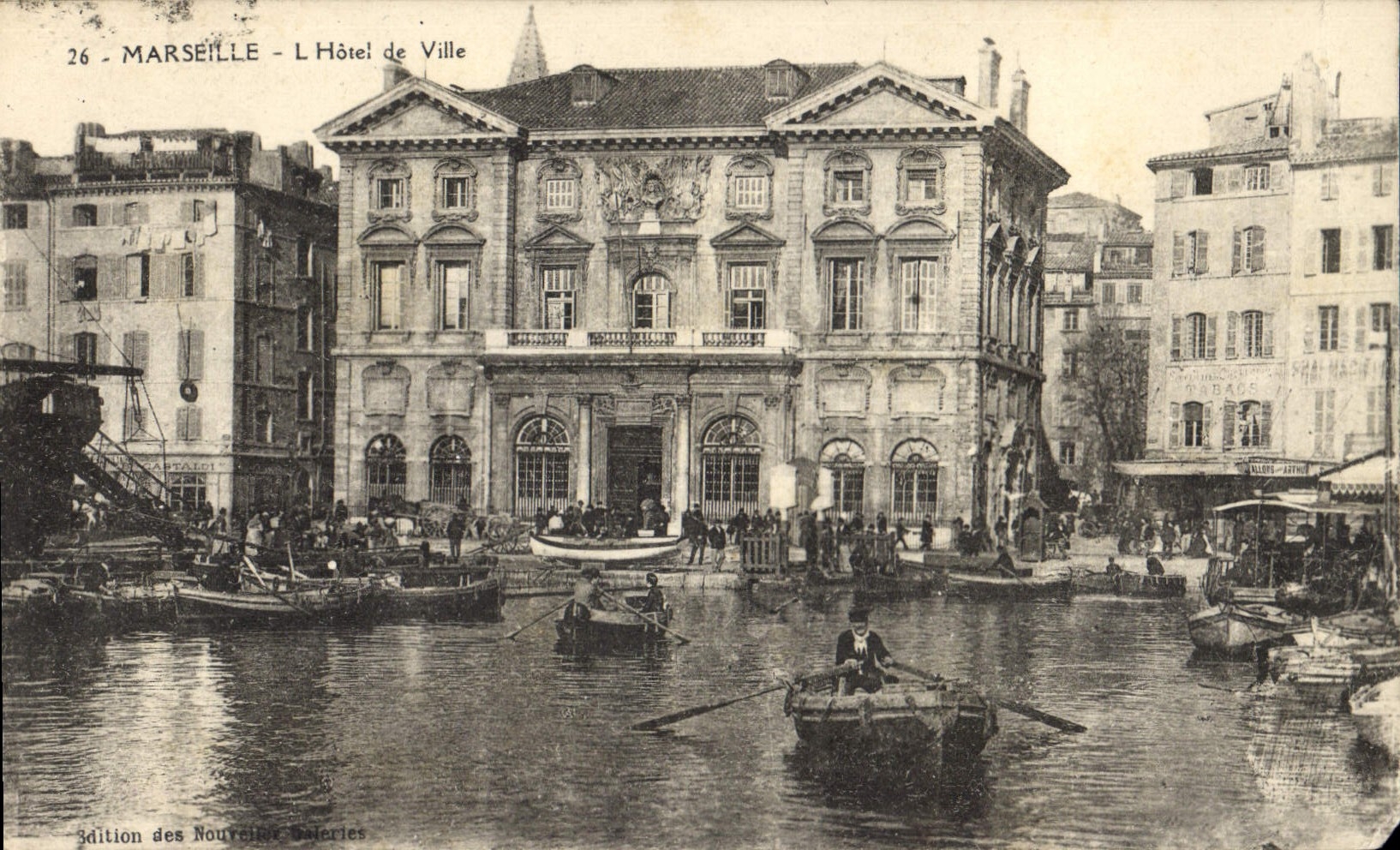 CPA Marseille l'hotel de Ville 