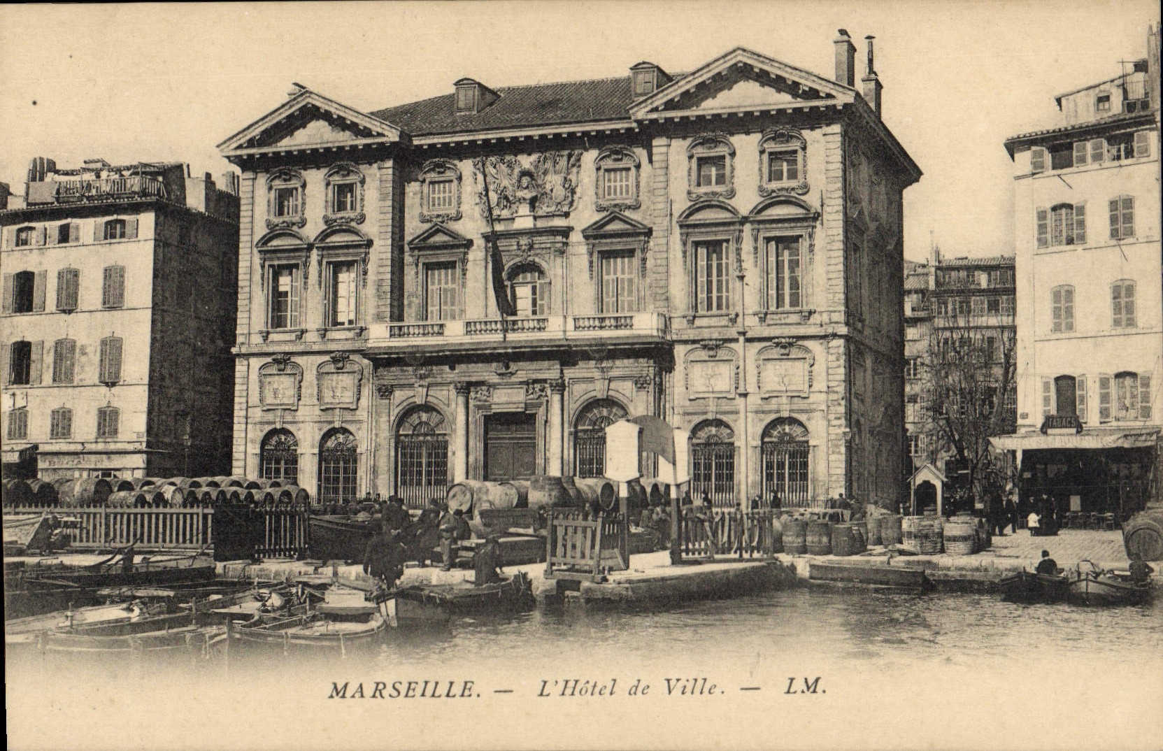 CPA Marseille l'hotel de Ville 