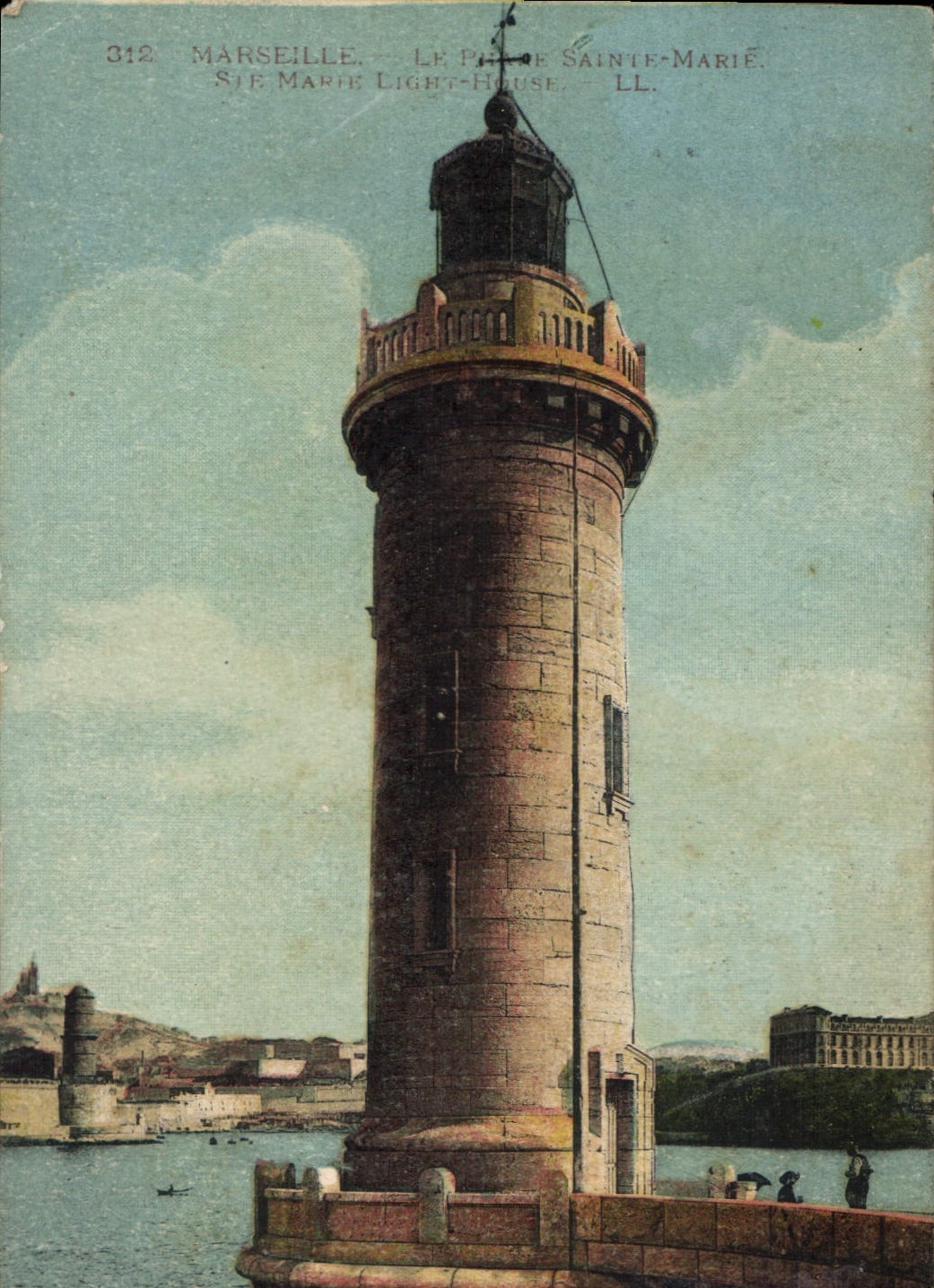CPA Marseille le Phare Sainte Marie 