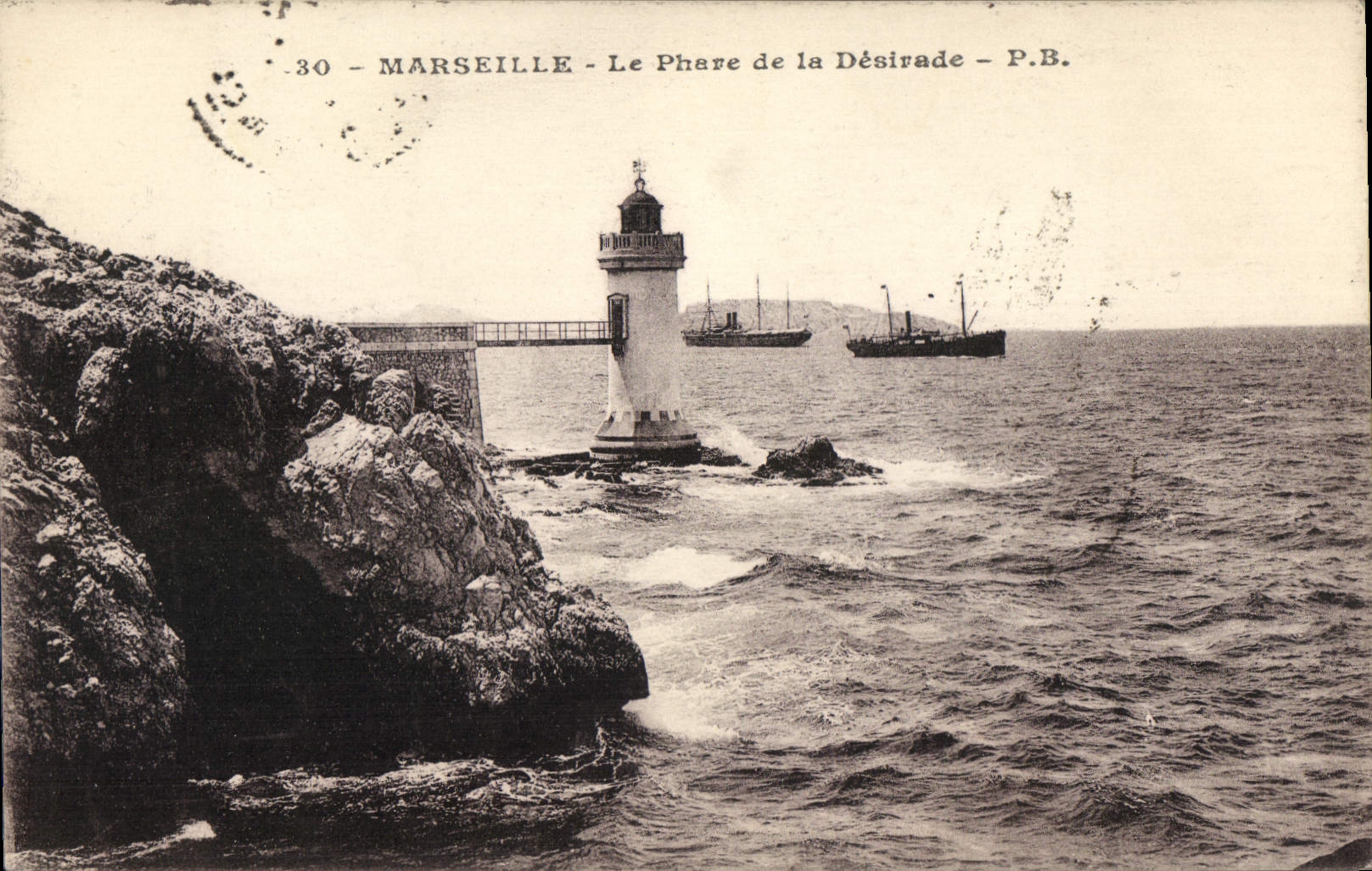 CPA Marseille le Phare de la Desirade 