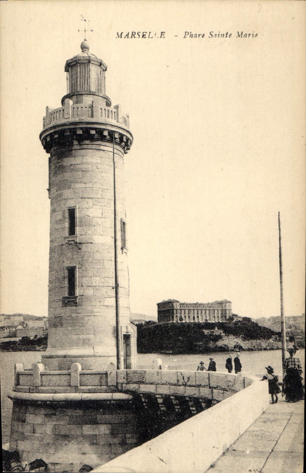 CPA Marseille Phare Sainte Marie 