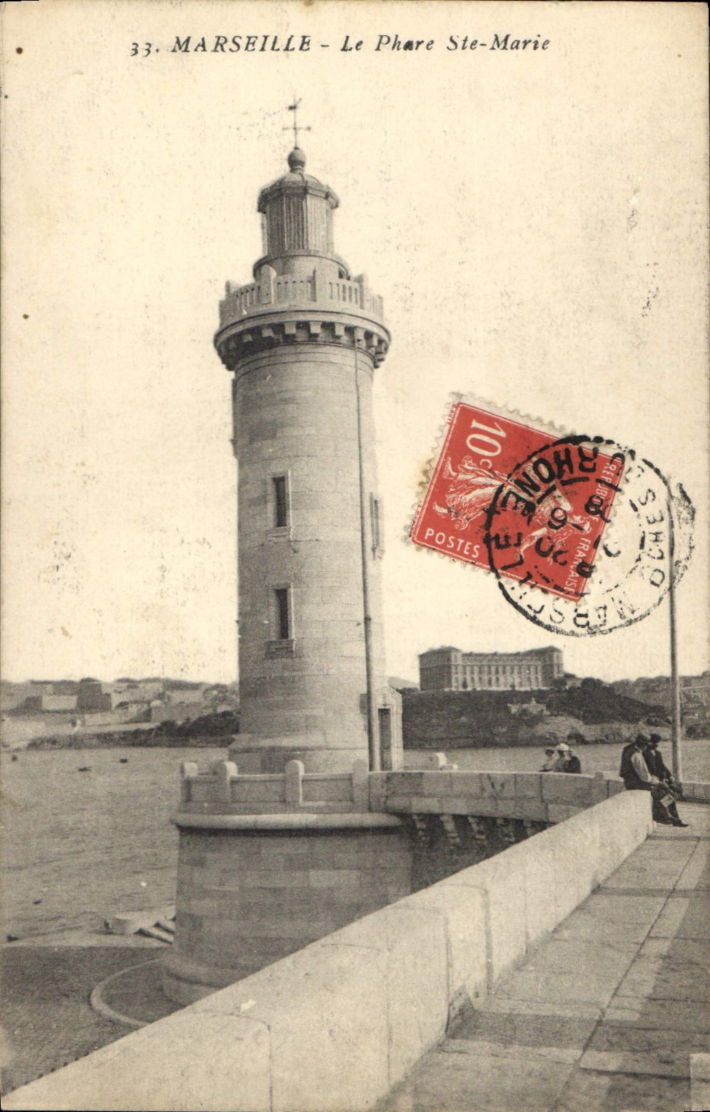 CPA Marseille le Phare Sainte Marie 