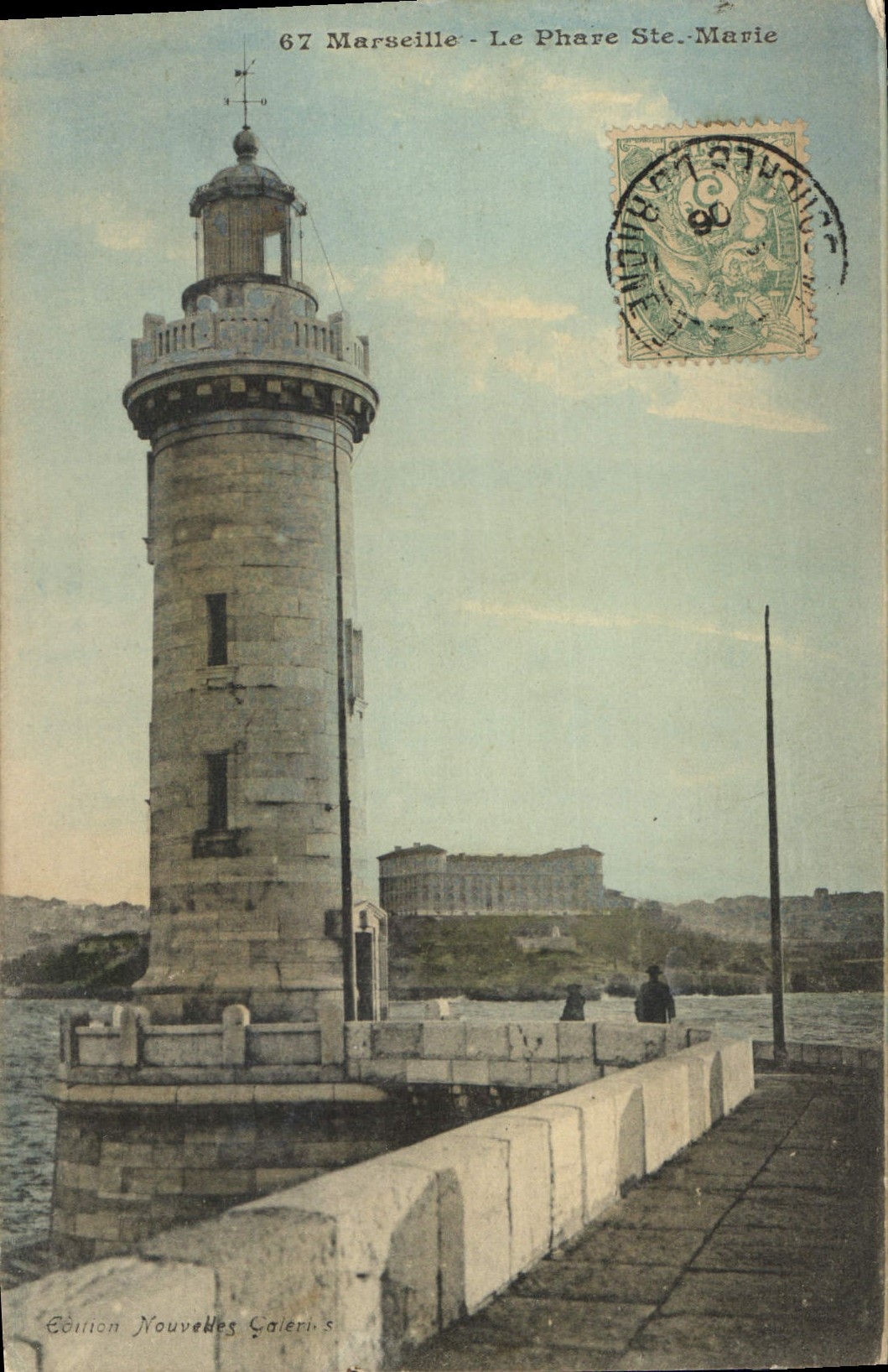 CPA Marseille le Phare Ste Marie 