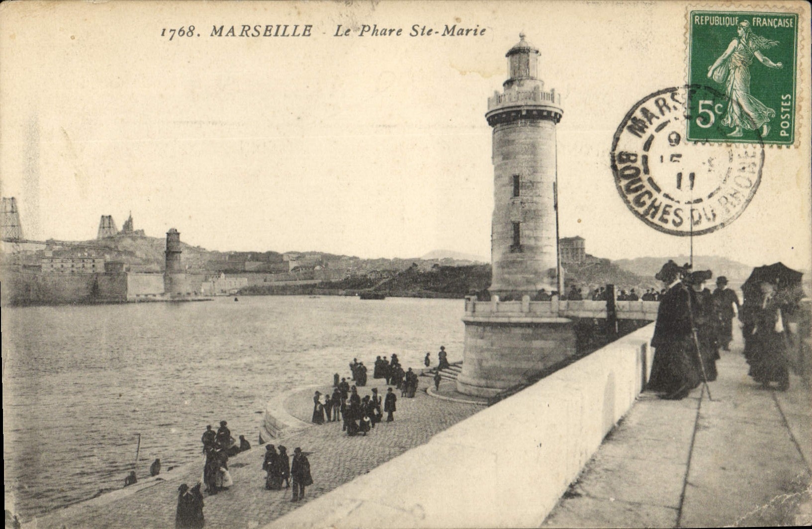 CPA Marseille le Phare Ste Marie 