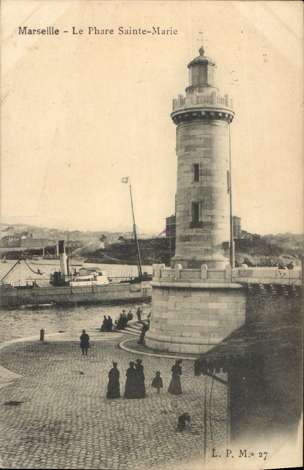 CPA Marseille le Phare Sainte Marie 