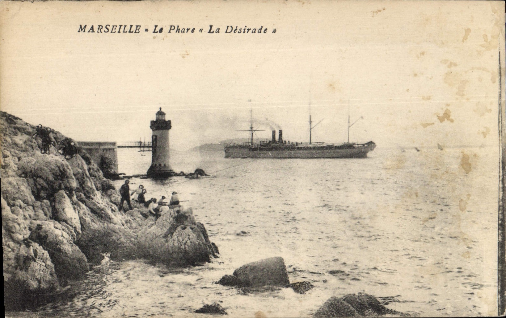 CPA Marseille le Phare la Desirade 