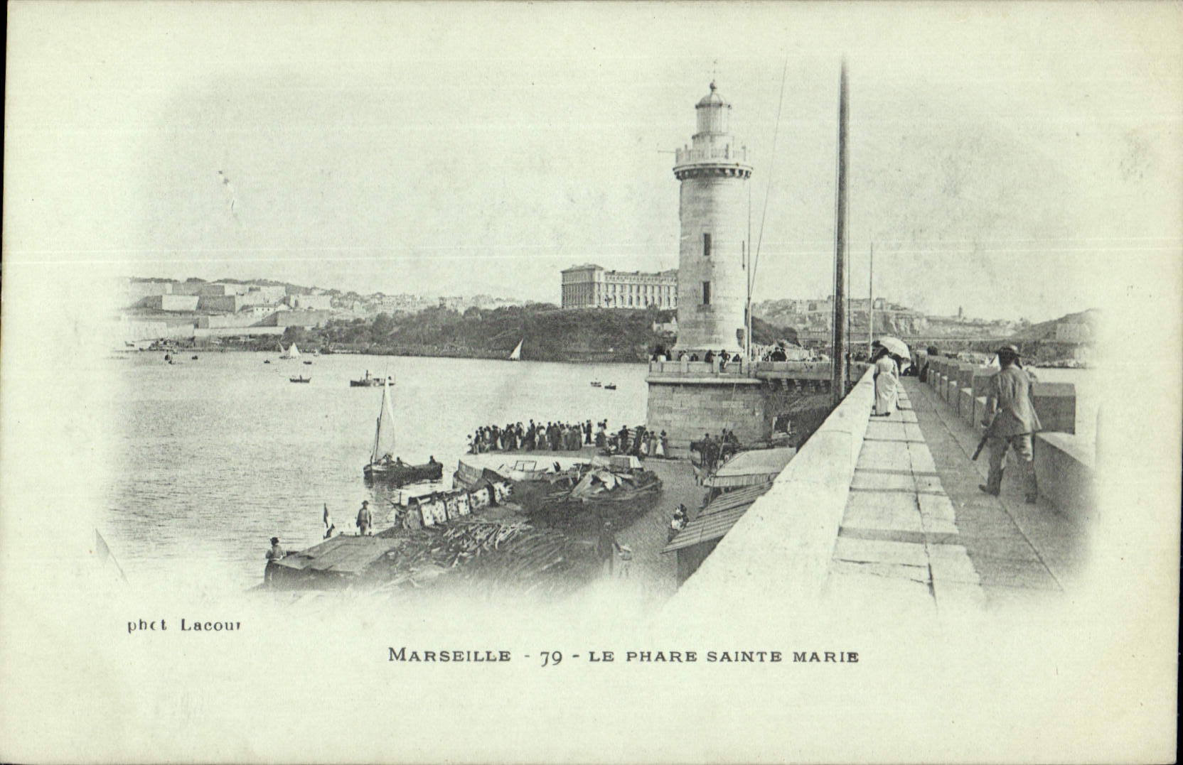 CPA Marseille le Phare Sainte Marie 