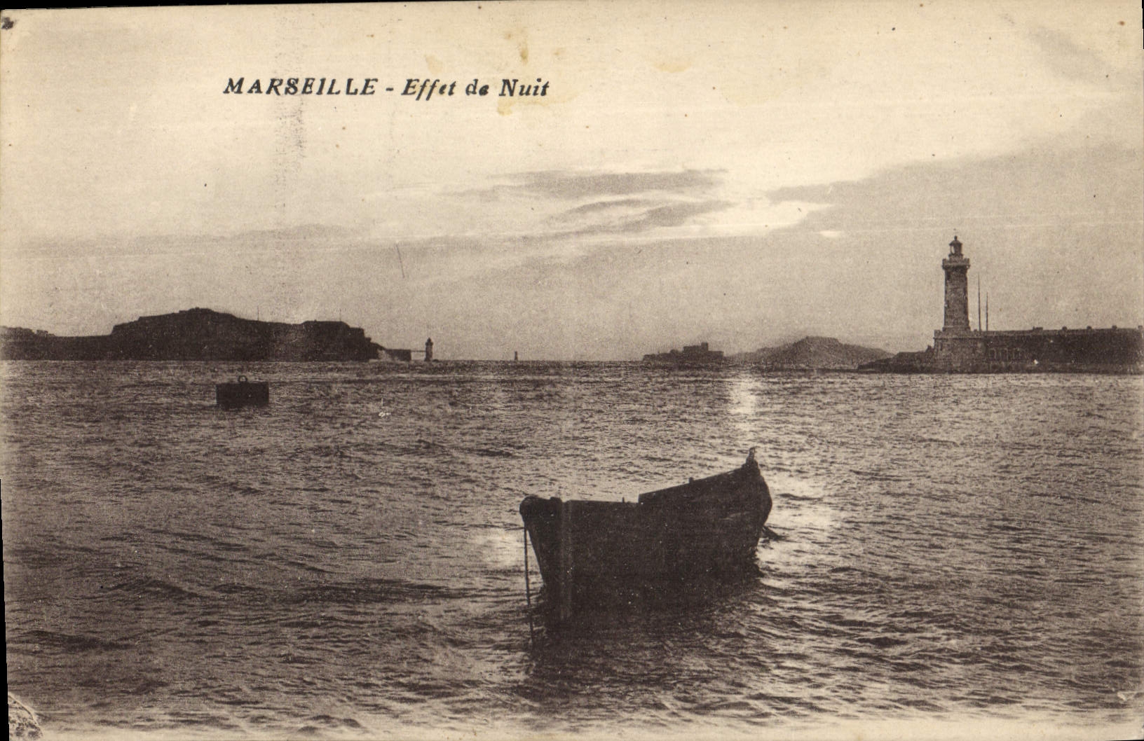 CPA Marseille Effet de Nuit 