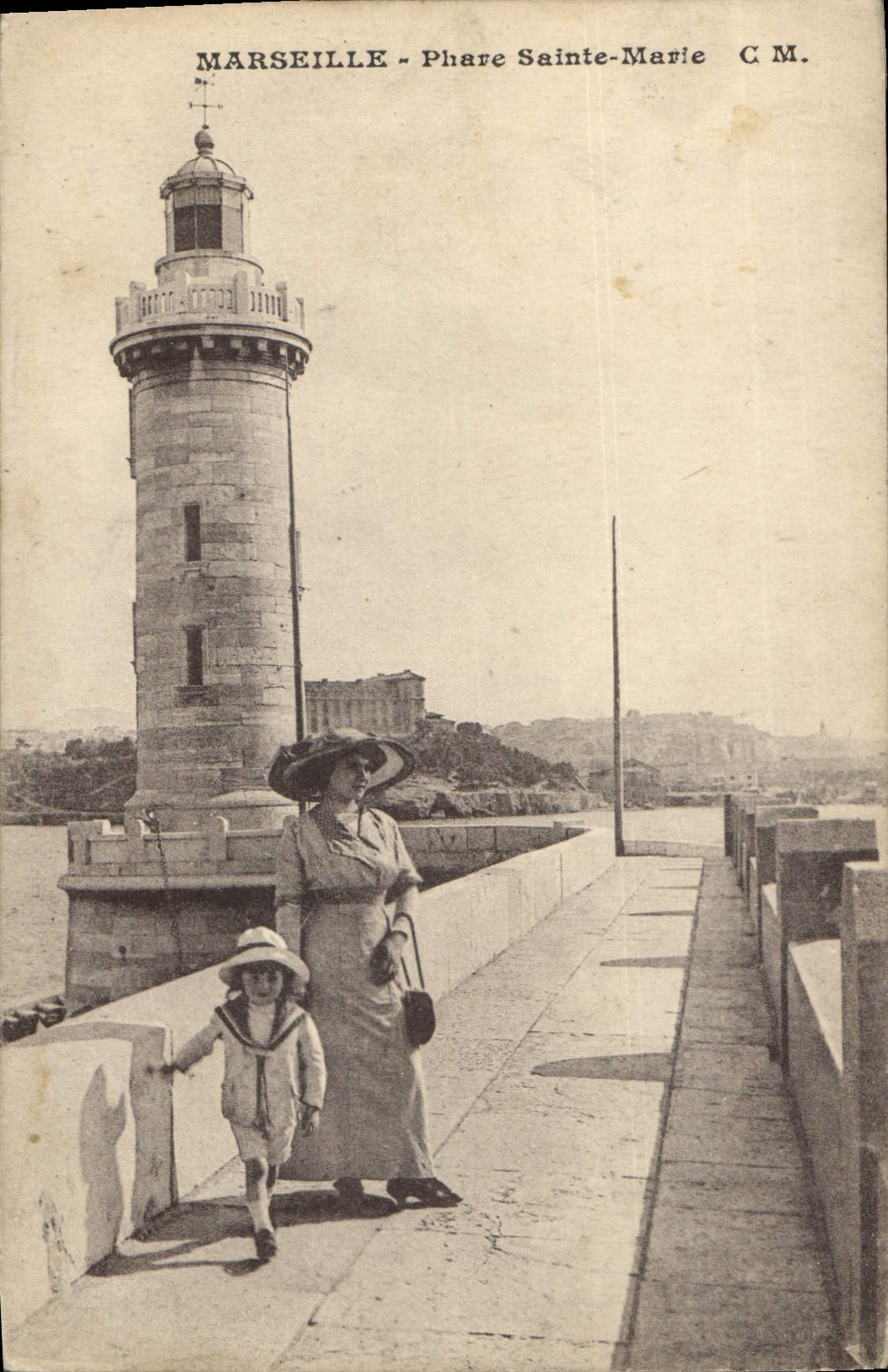 CPA Marseille Phare Sainte Marie 