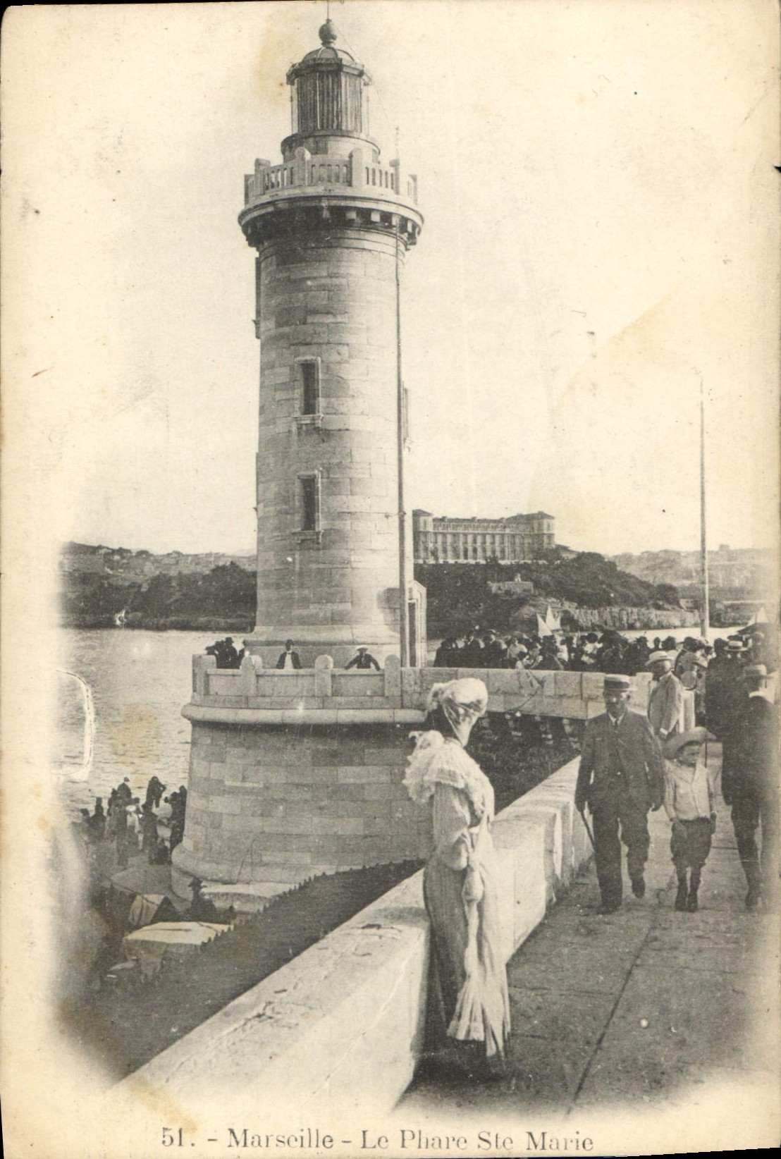 CPA Marseille le Phare Ste Marie 