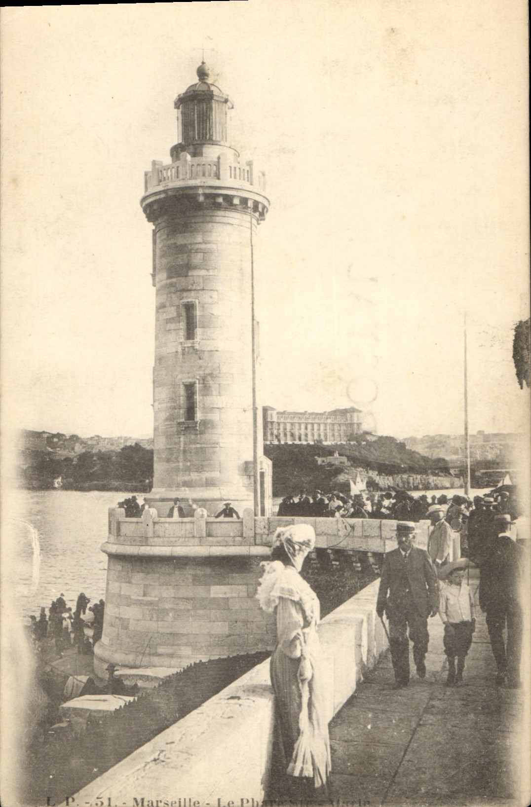 CPA Marseille le Phare de Ste Marie 
