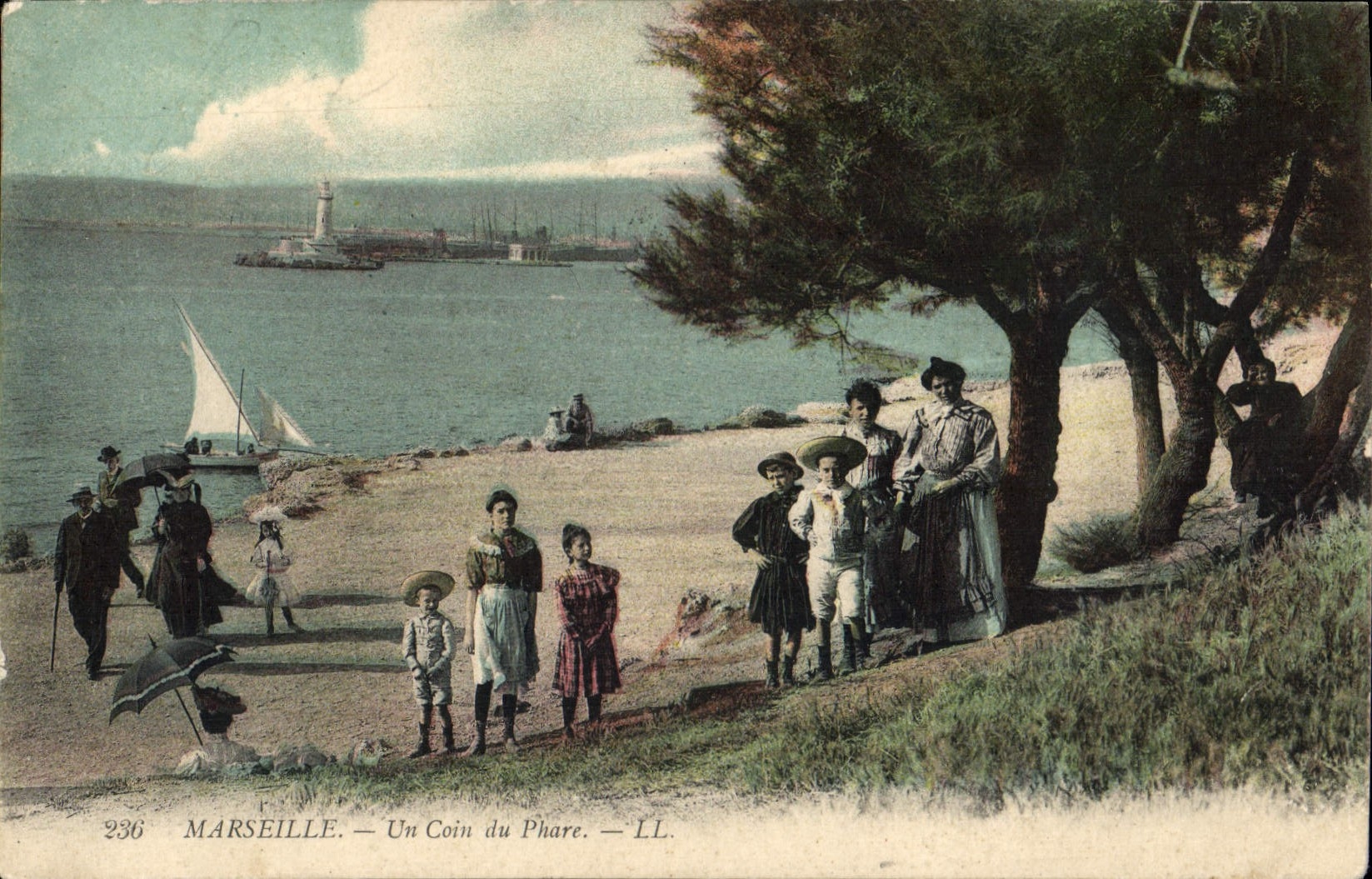 CPA Marseille Un Coin du Phare 