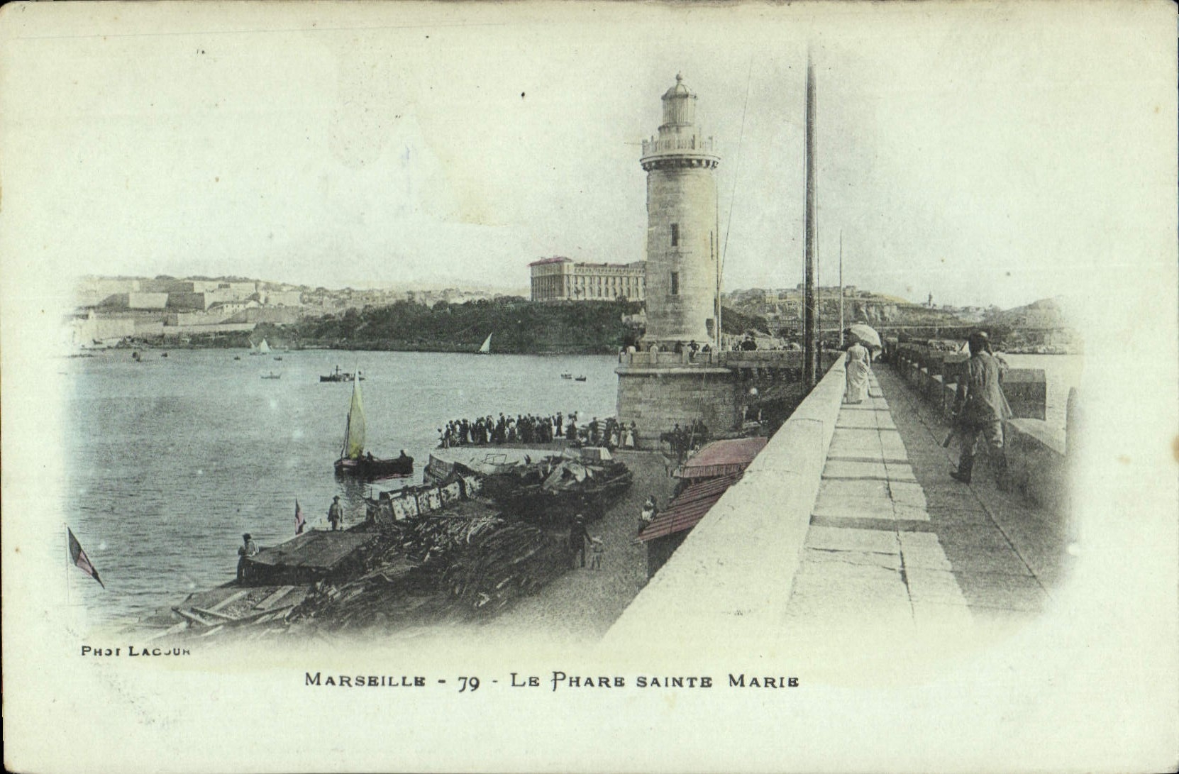 CPA Marseille le Phare Sainte Marie 