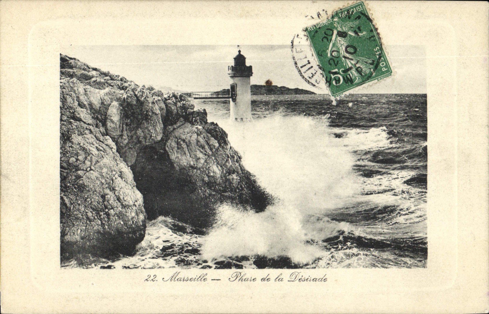 CPA Marseille Phare de la Desirade 