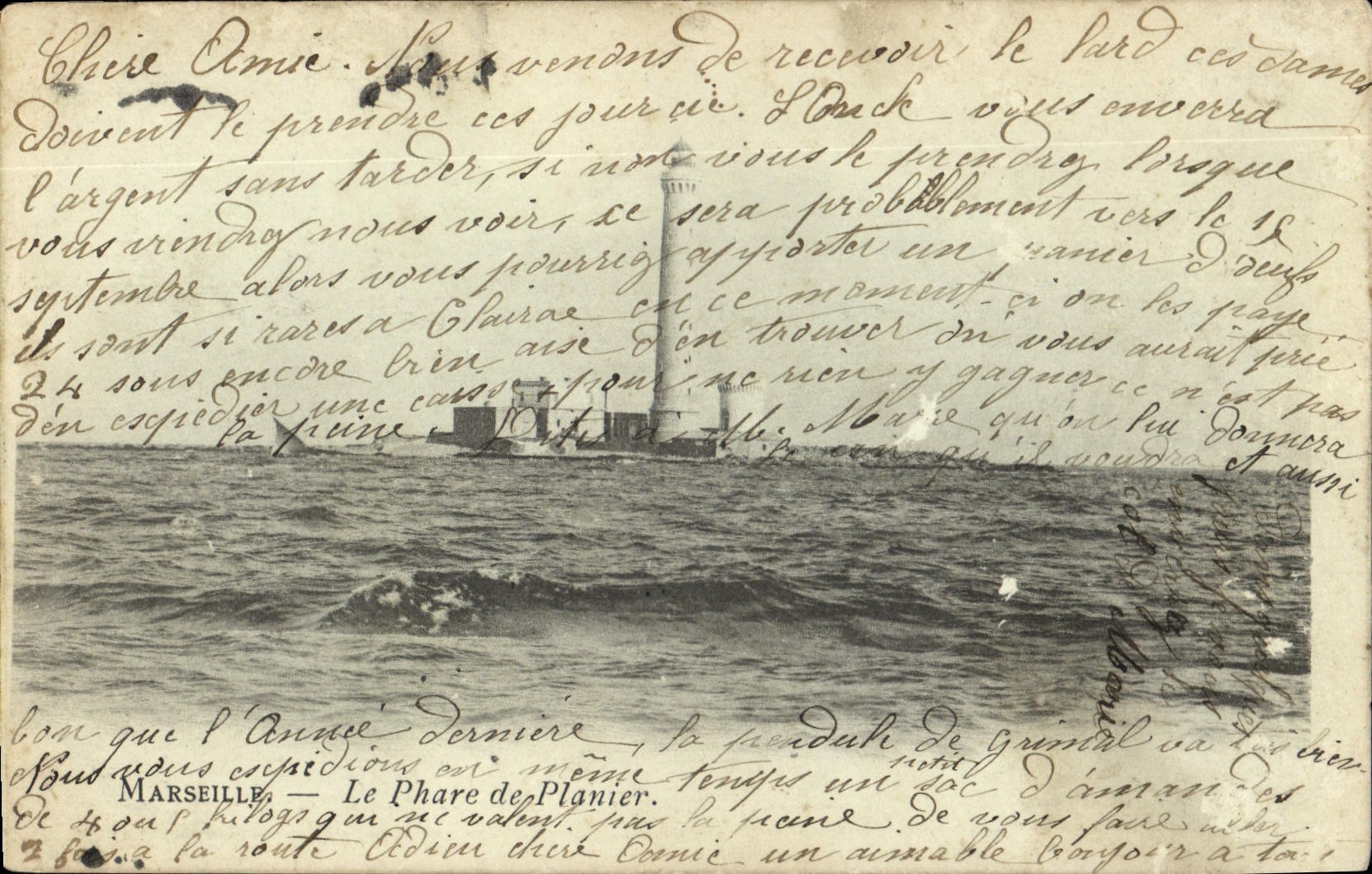 CPA Marseille le Phare de Planier 