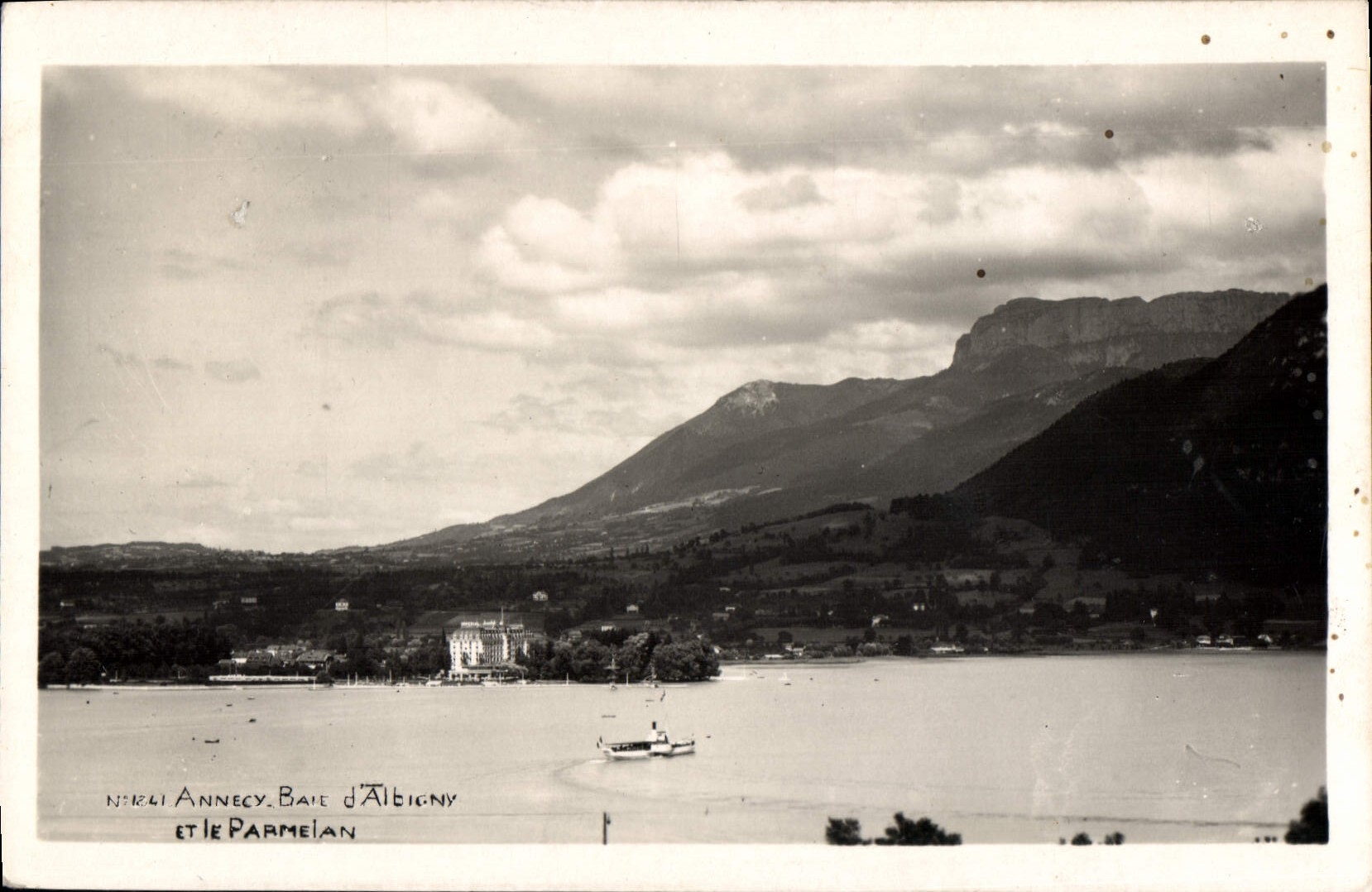 CPA Annecy Baie d'Albigny et le Parmelan 