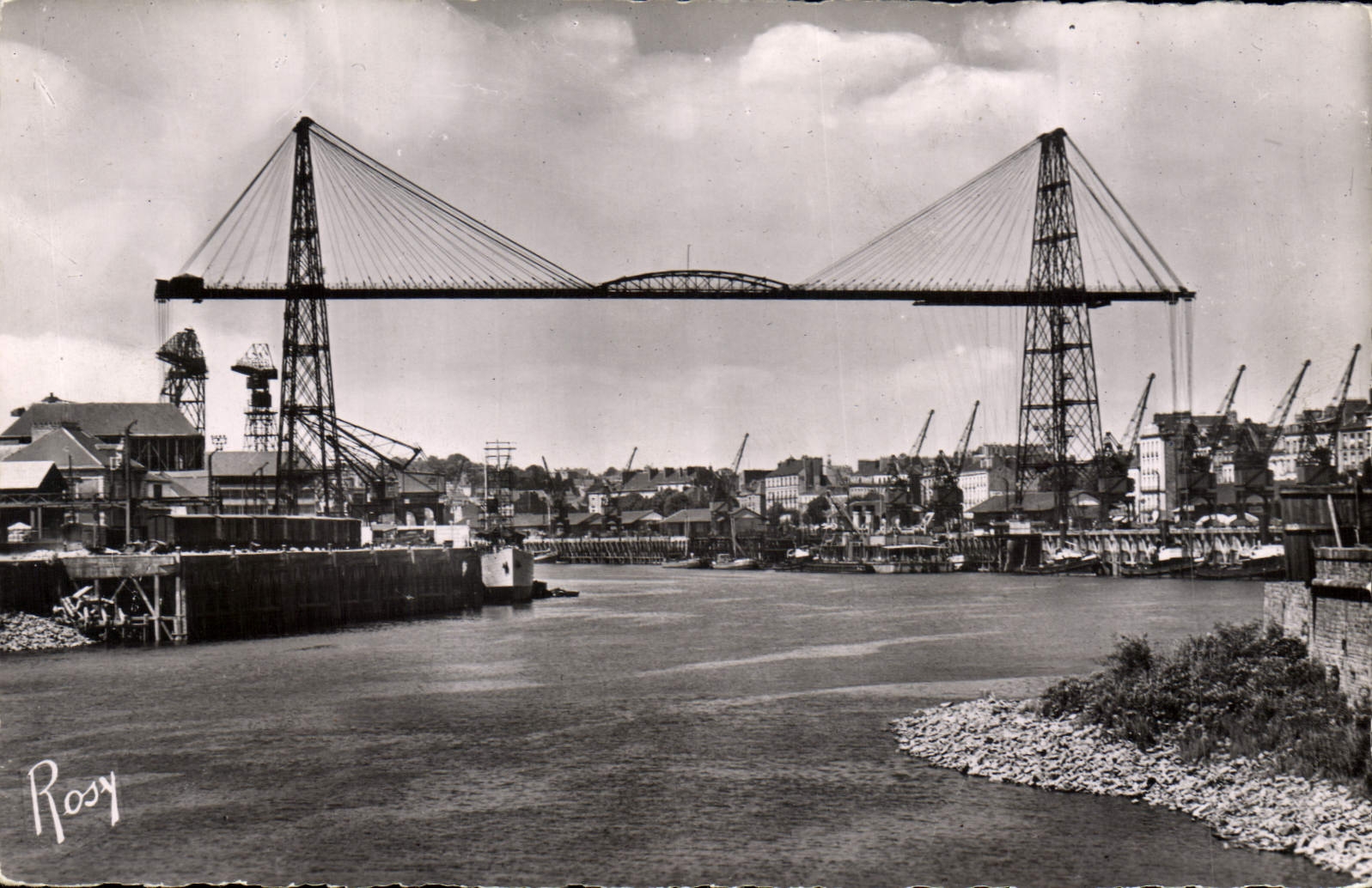 CPA Nantes Loire Inf Le Pont Transbordeur 