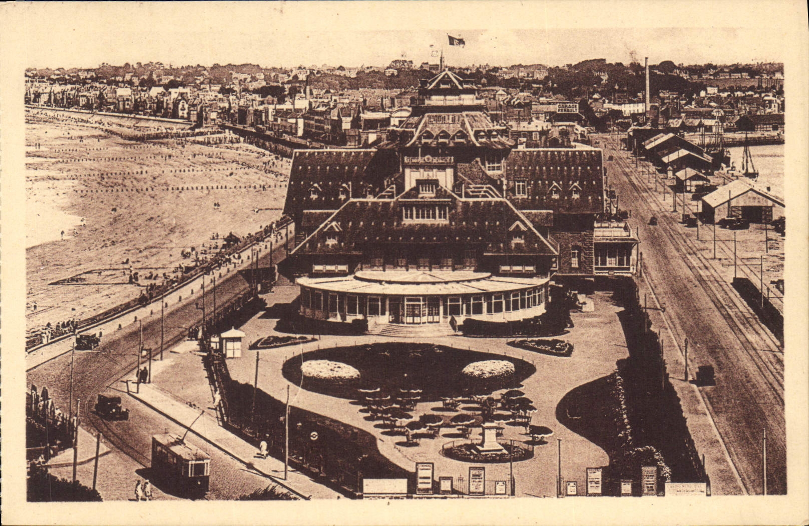 CPA Saint Malo Le Casino vu du Chateau 