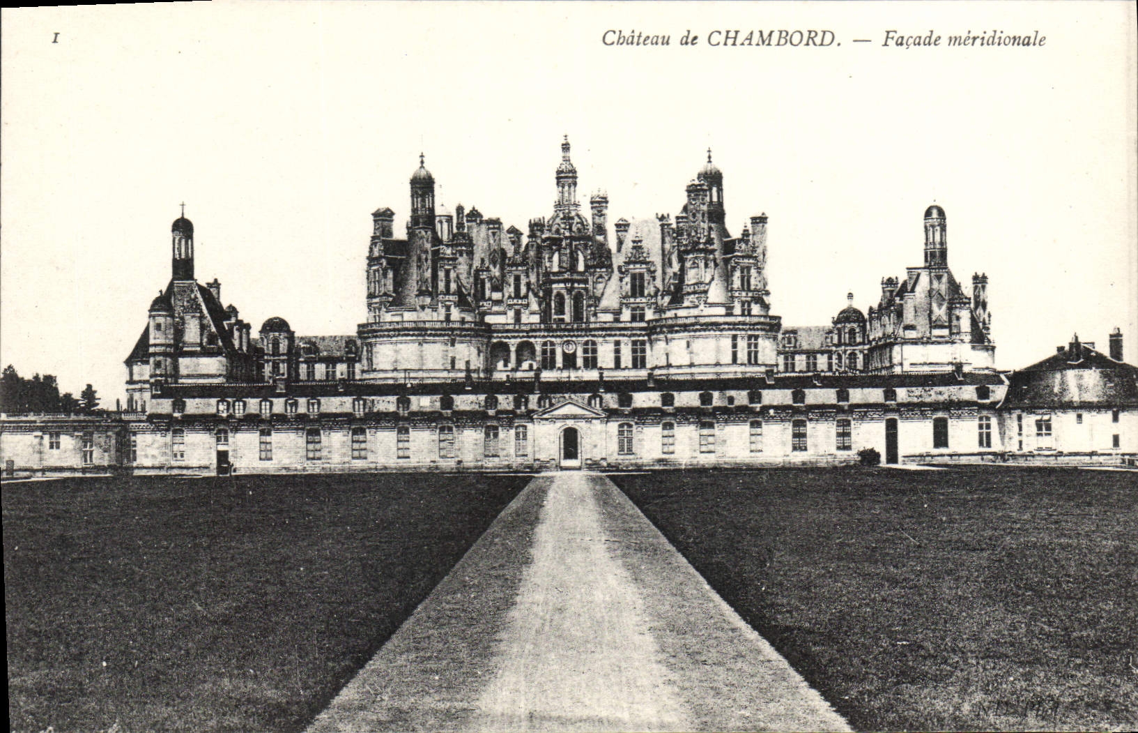 CPA Chateau de Chambord Facade meridionale