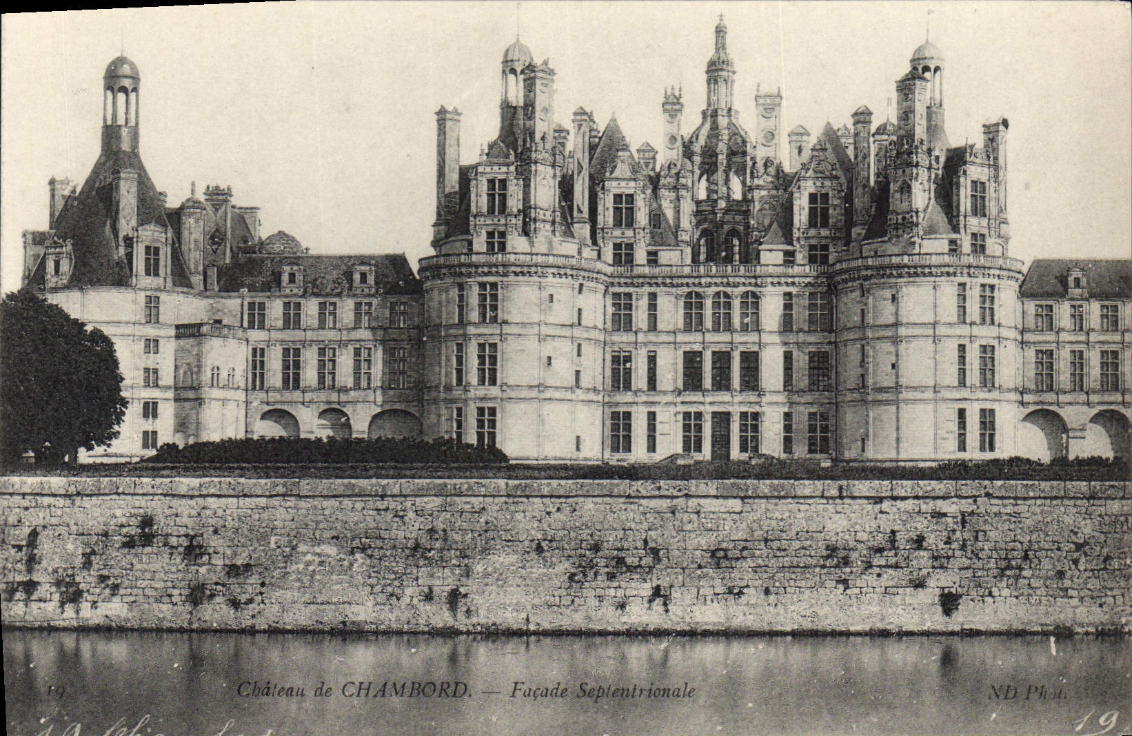 CPA Chateau de Chambord Facade Septentrionale