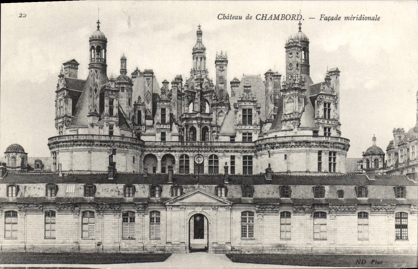 CPA Chateau de Chambord Facade meridionale
