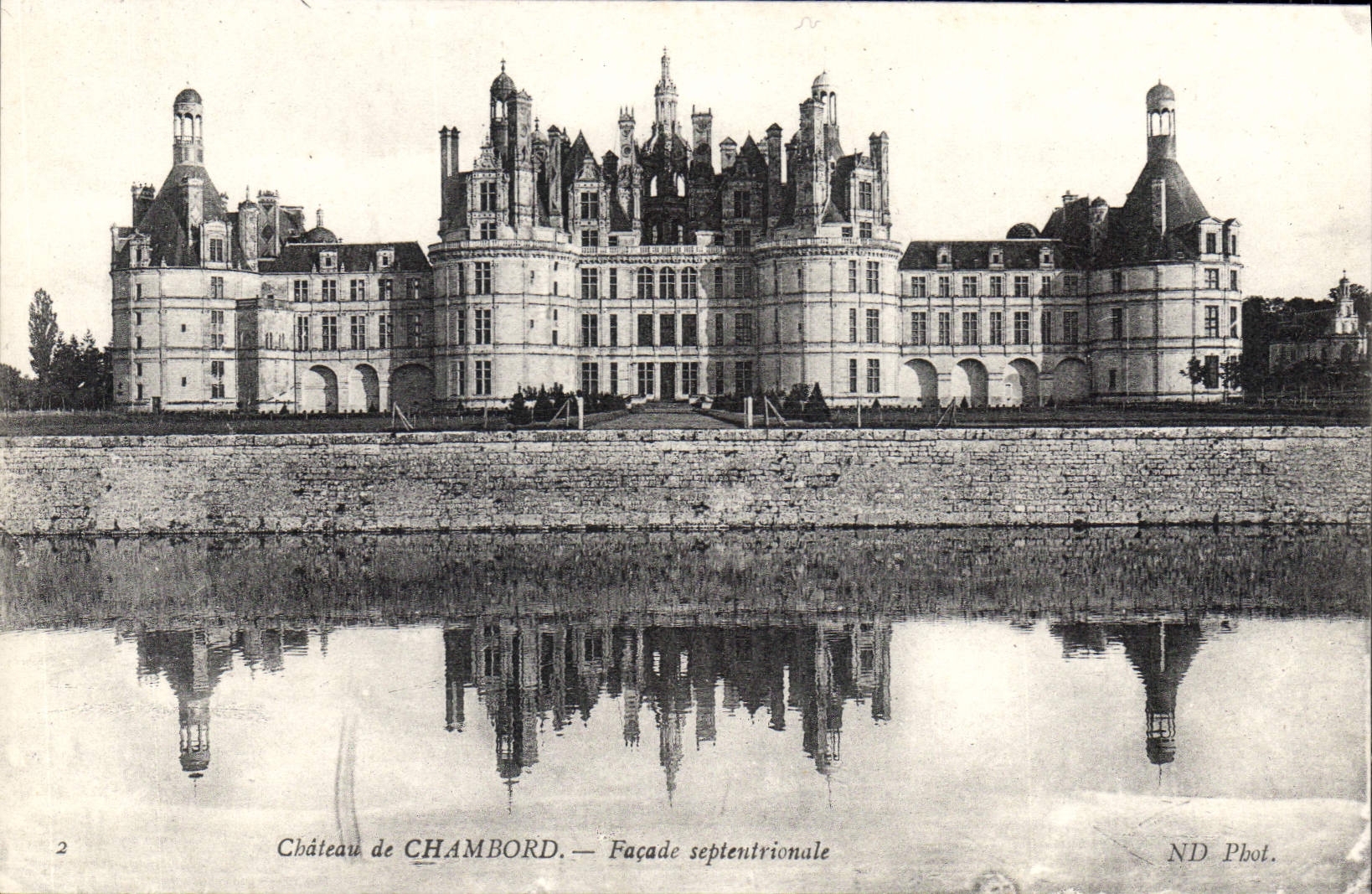 CPA Chateau de Chambord Facade septentrionale