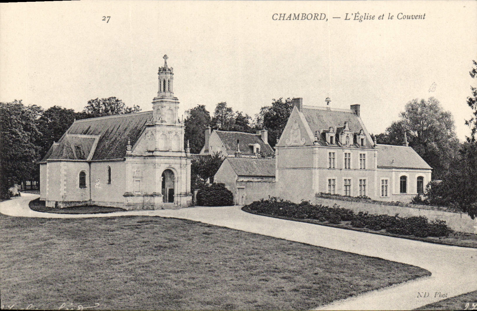 CPA Chambord L'Eglise et le Couvent 