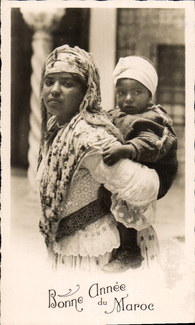 CPA Bonne Annee du Maroc 