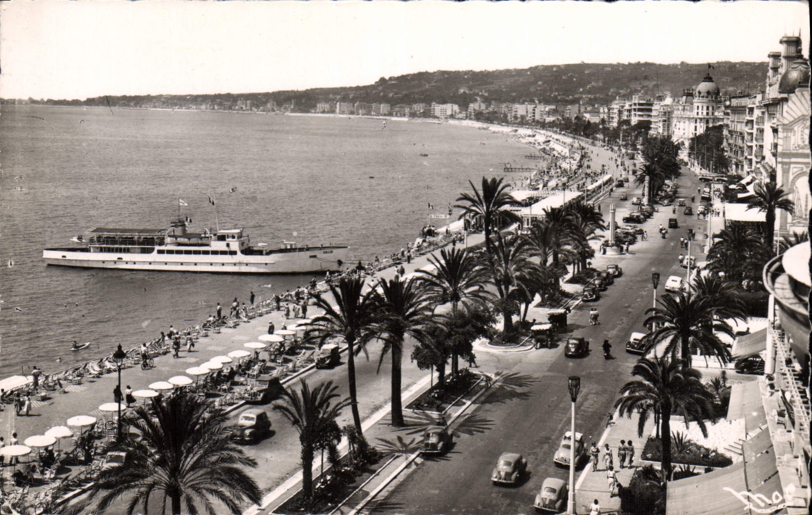 CPA La Cote d'Azur Nice La Promenade des Anglais