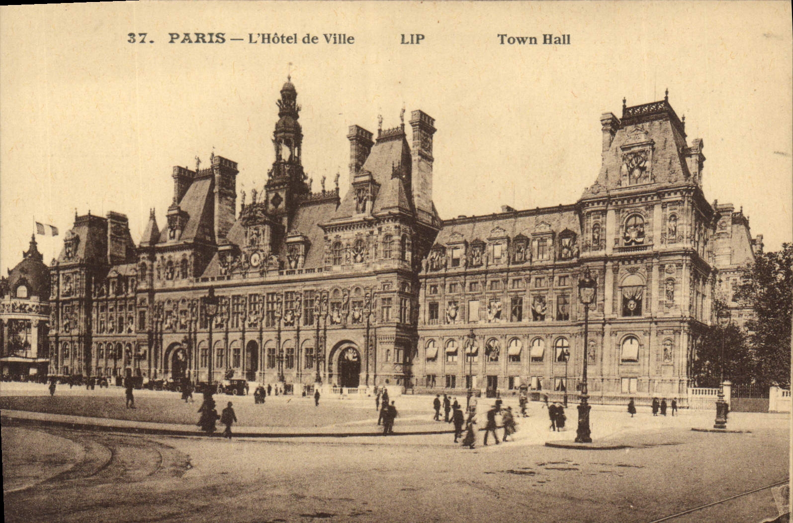 CPA Paris L'Hotel de Ville