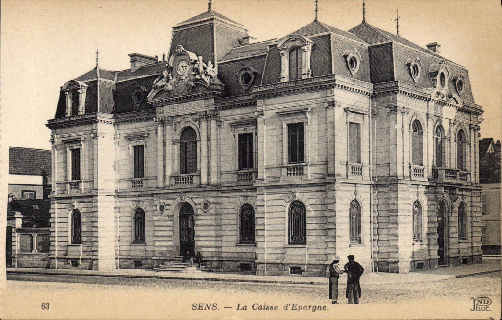 CPA Sens La Caisse d'Epargne 