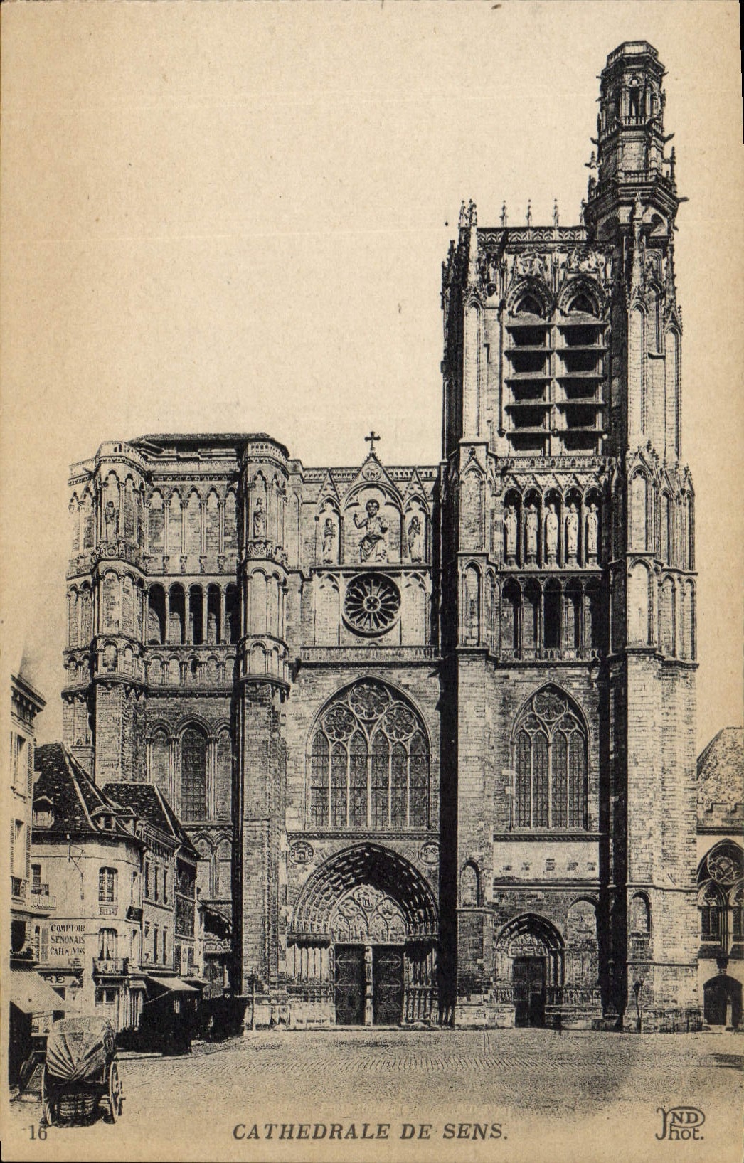 CPA Cathedrale de Sens 