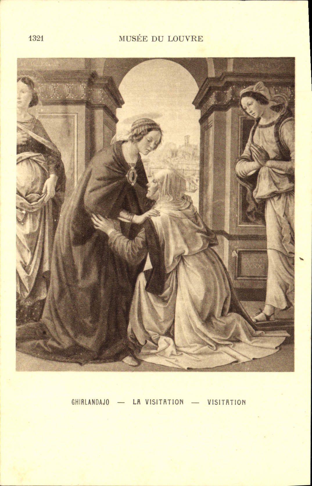 CPA Musee du Louvre Chirlandajo La Visitation