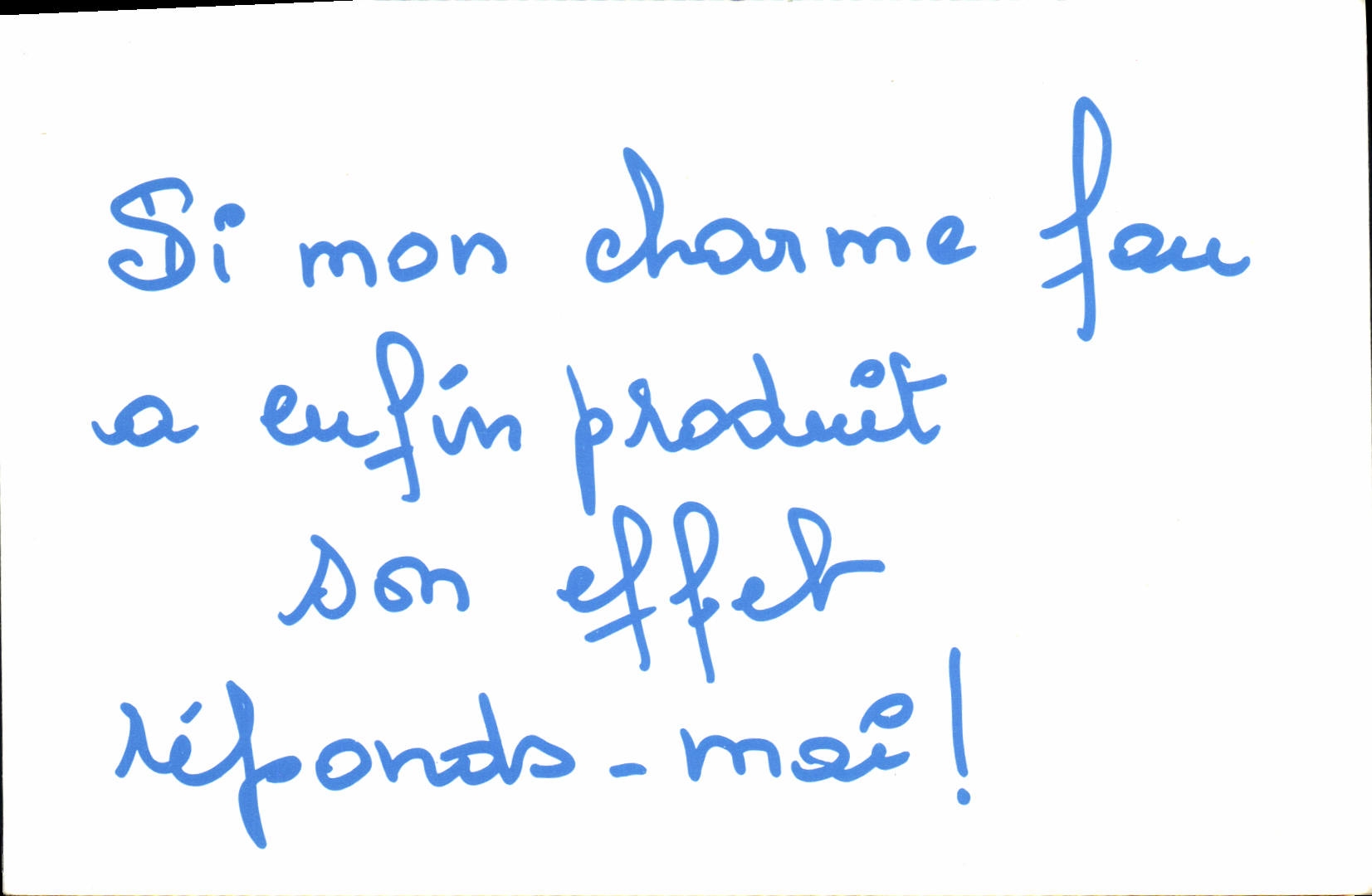 CPM Si mon charme