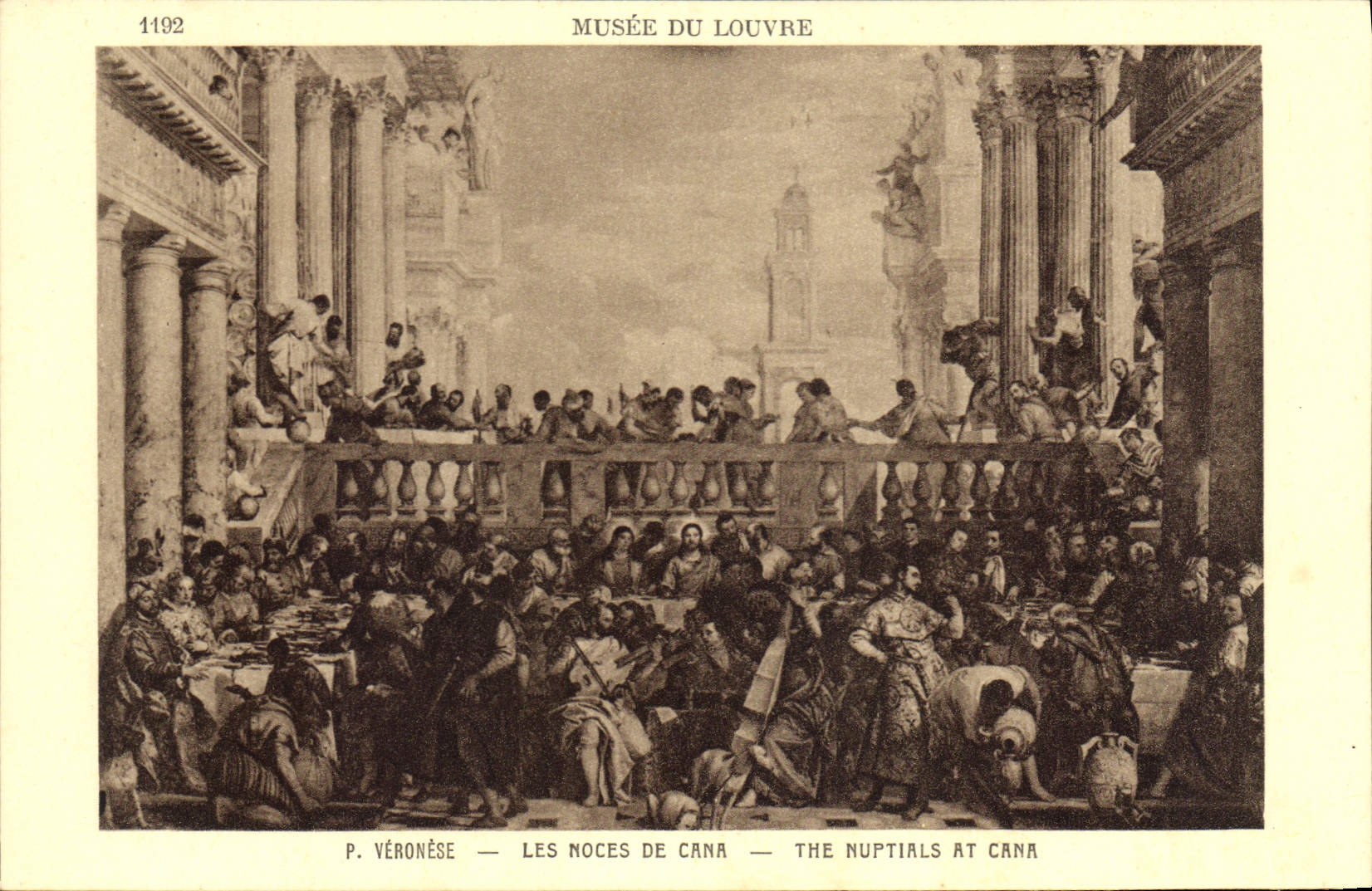 CPA Musee du Louvre P Veronese Les Noces de Cana 