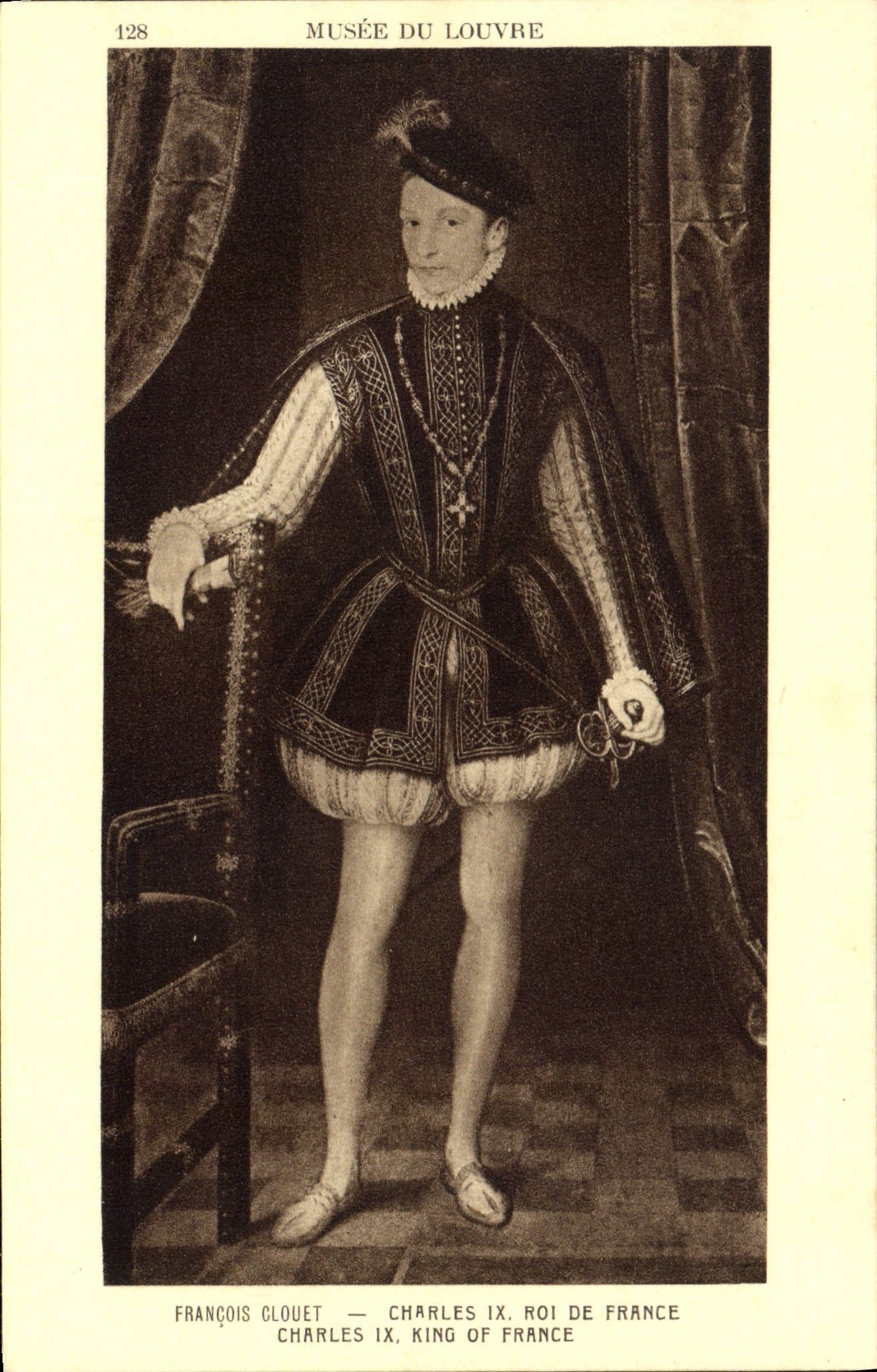 CPA Musee du Louvre Francois Clouet Charles IX Roi de France 
