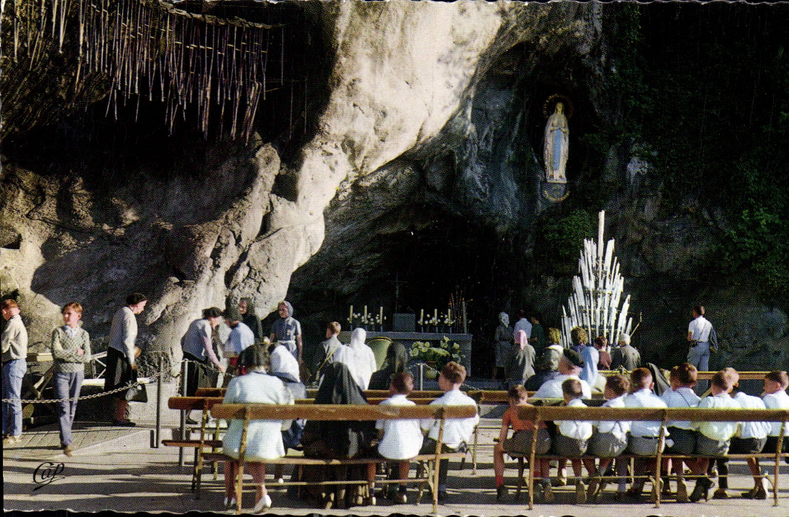CPA Lourdes La Grotte 
