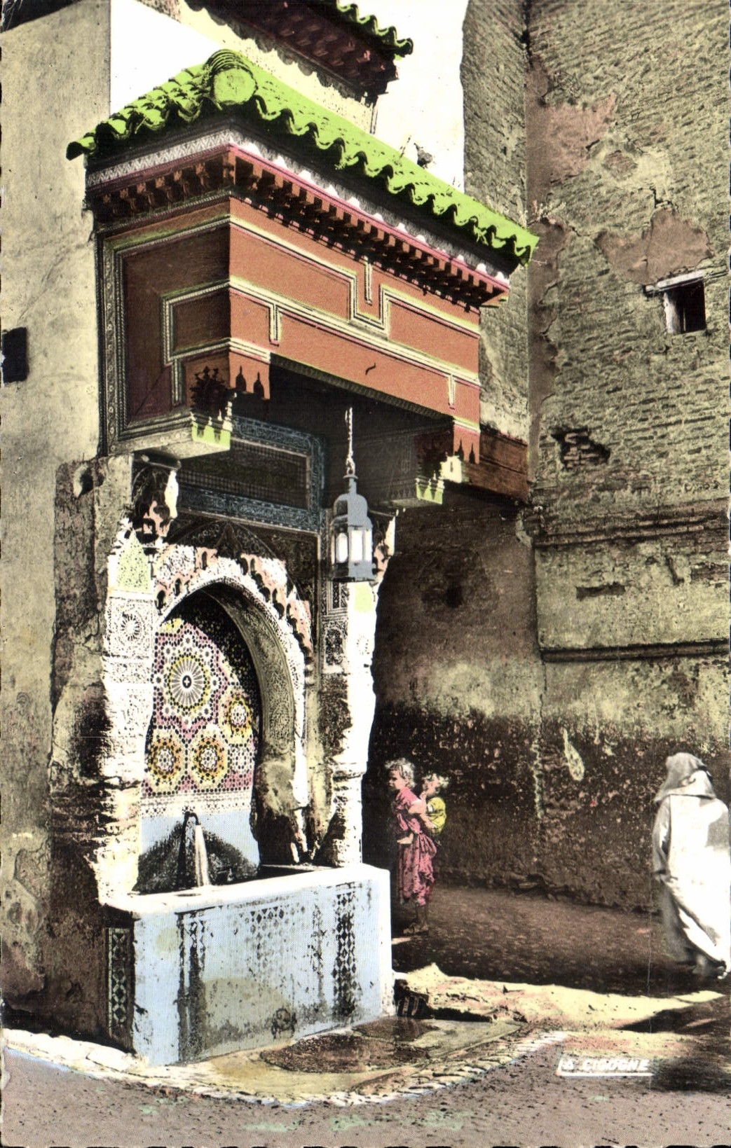 CPA Fes Fontaine Nedjarine 