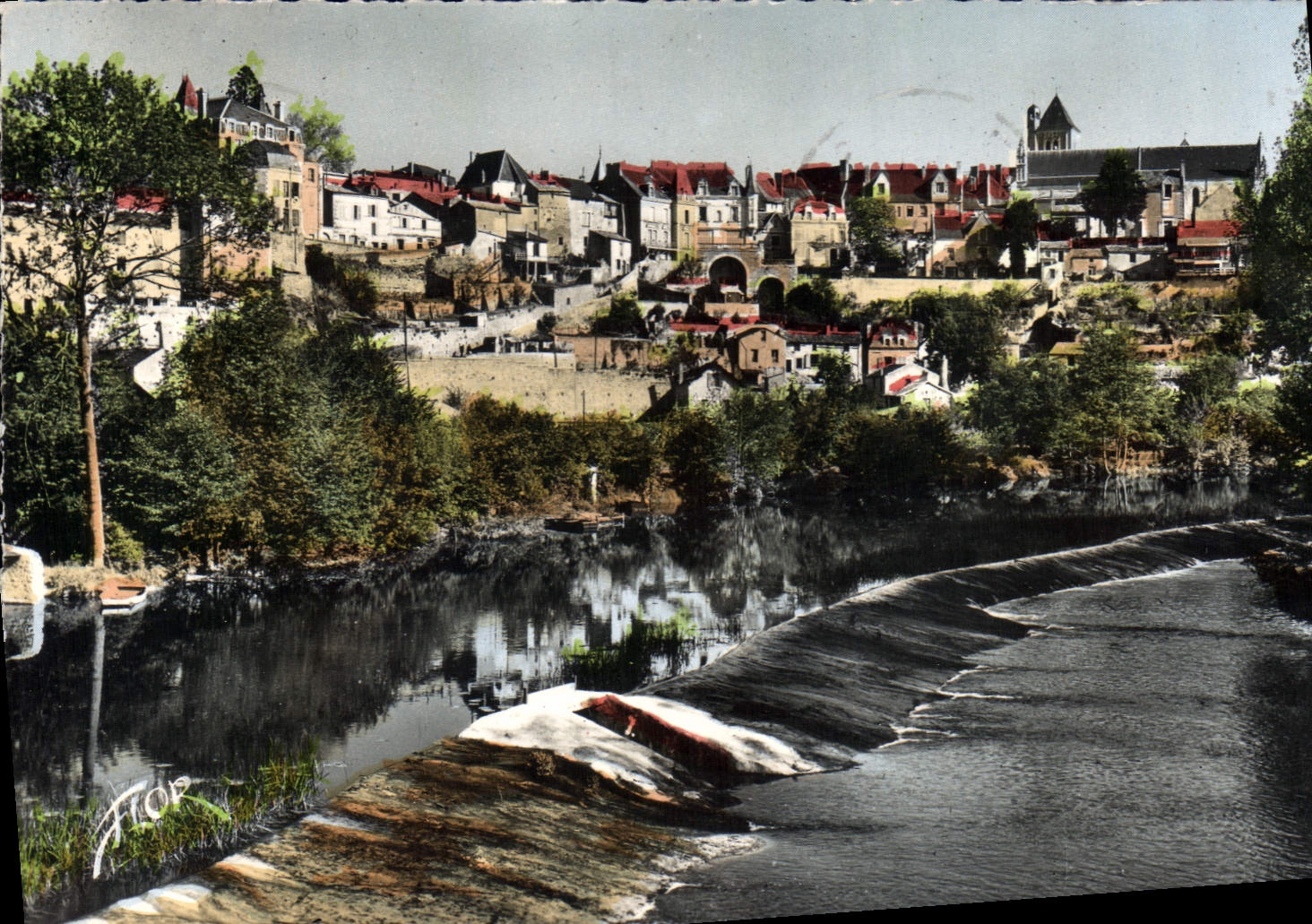 CPA Thouars Deux Sevres Vue Generale du Pont Mailiat dit 