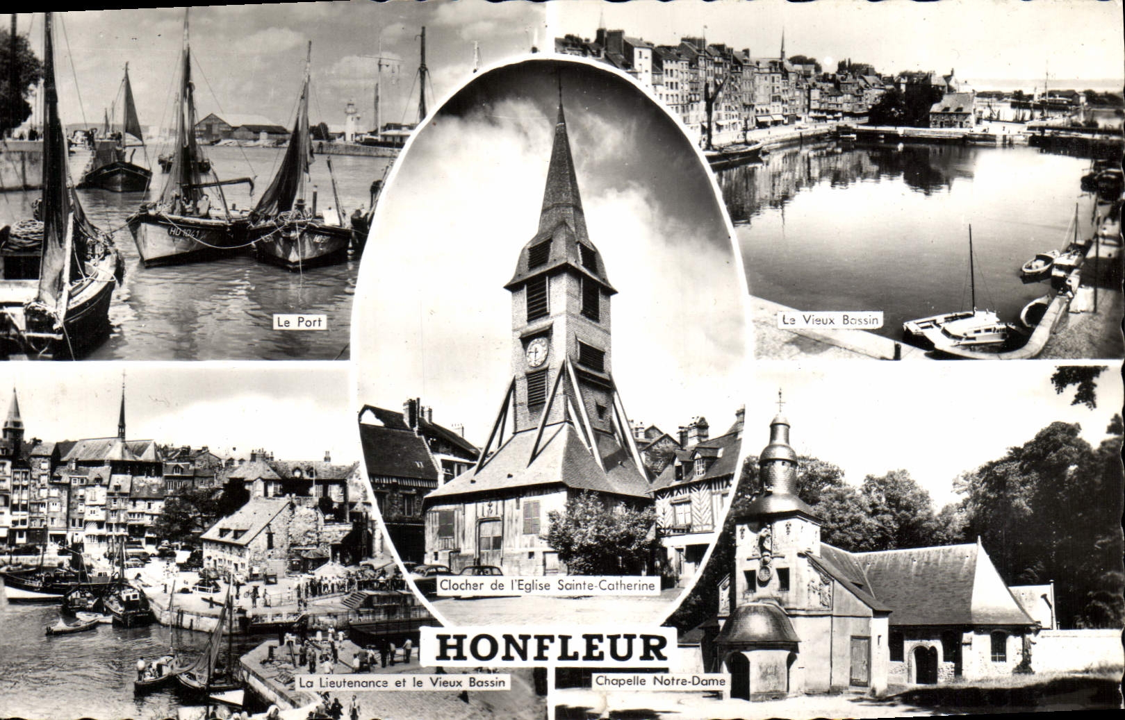 CPA Honfleur Clocher de l'Eglise Sainte Catherine