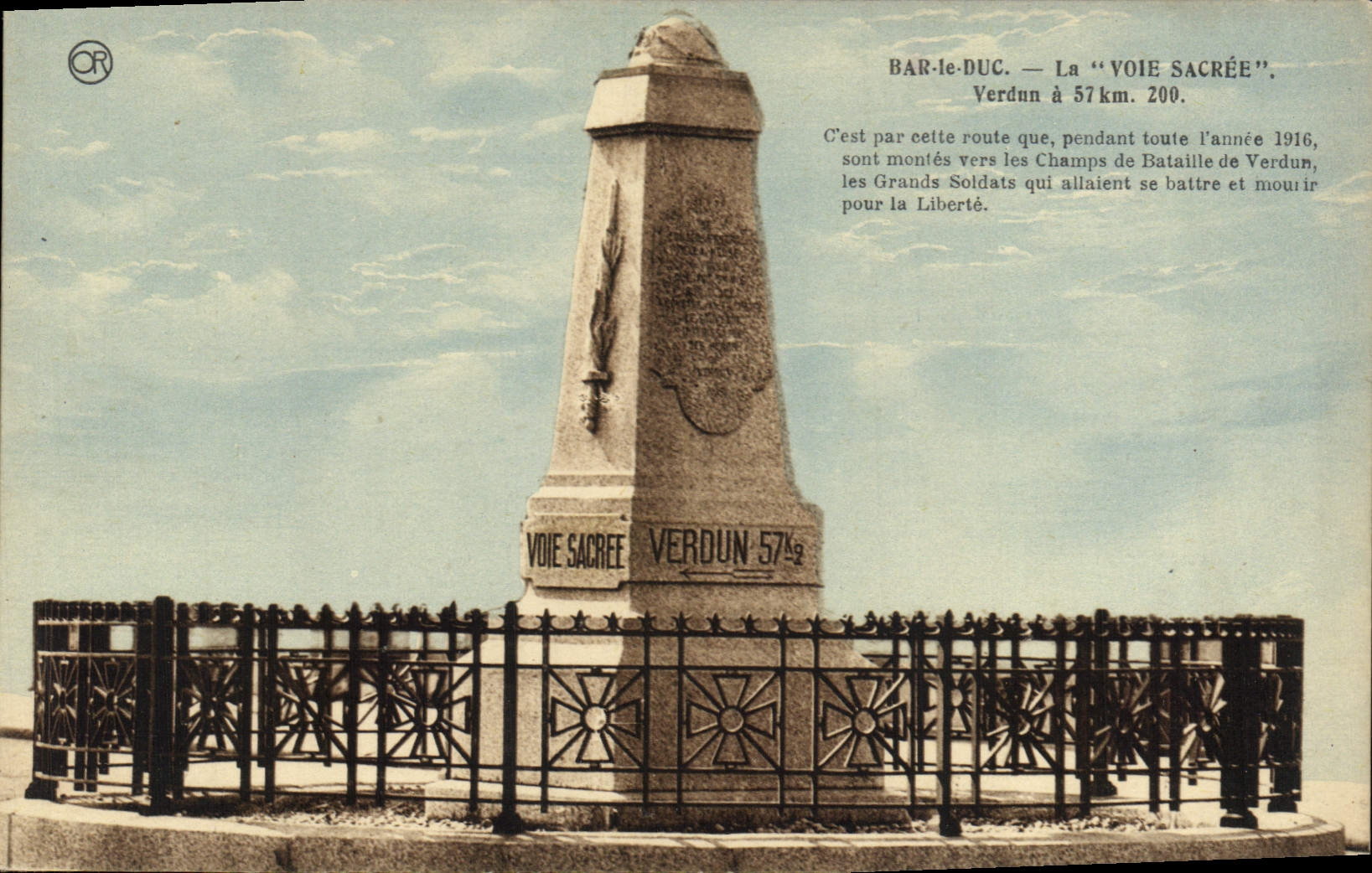CPA Bar le Duc La Voie Sacree Verdun