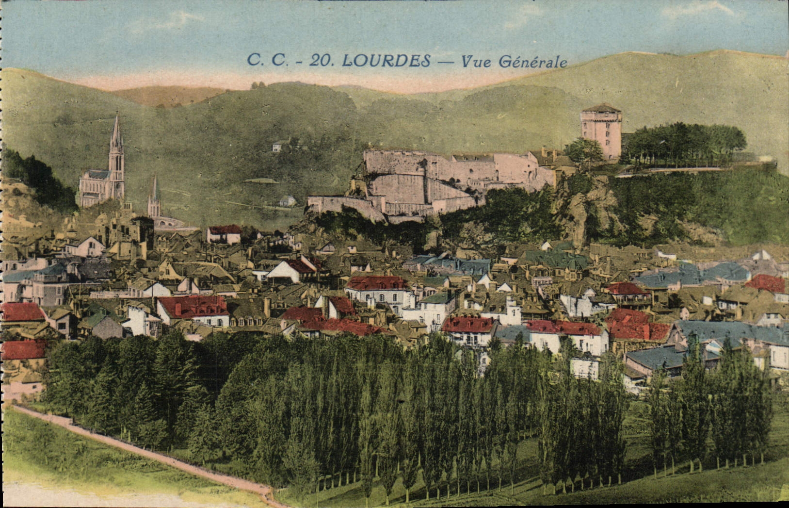 CPA Lourdes Vue Generale 