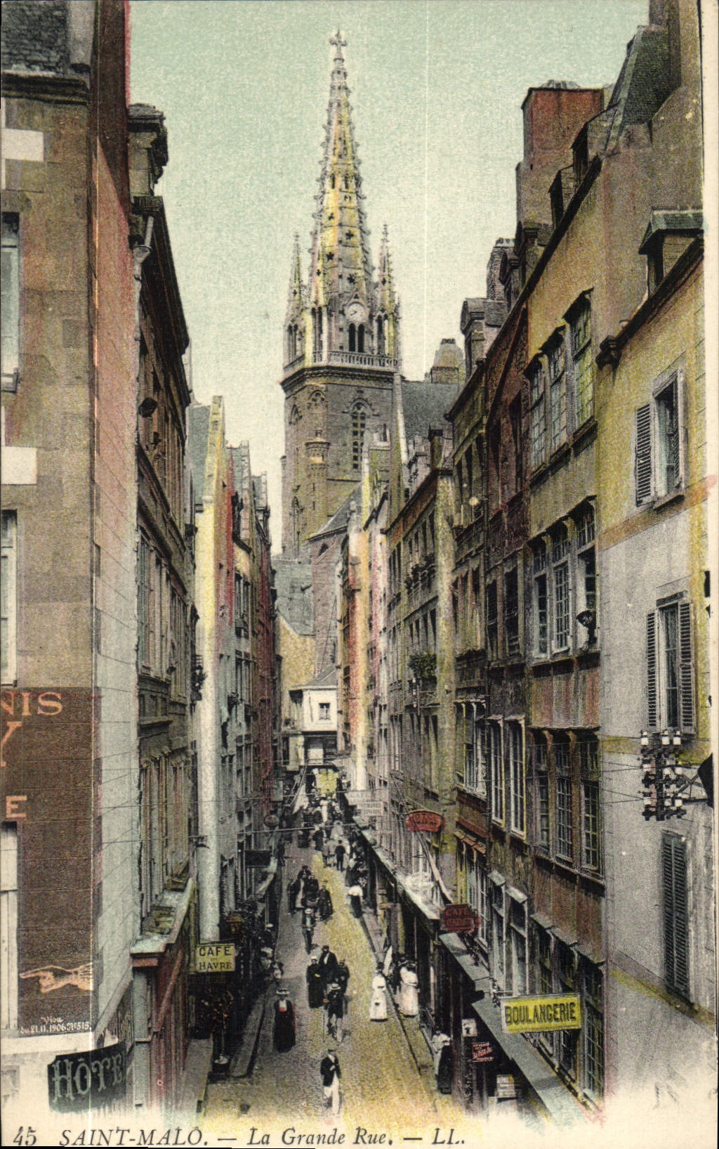 CPA Saint Malo La Grande Rue 