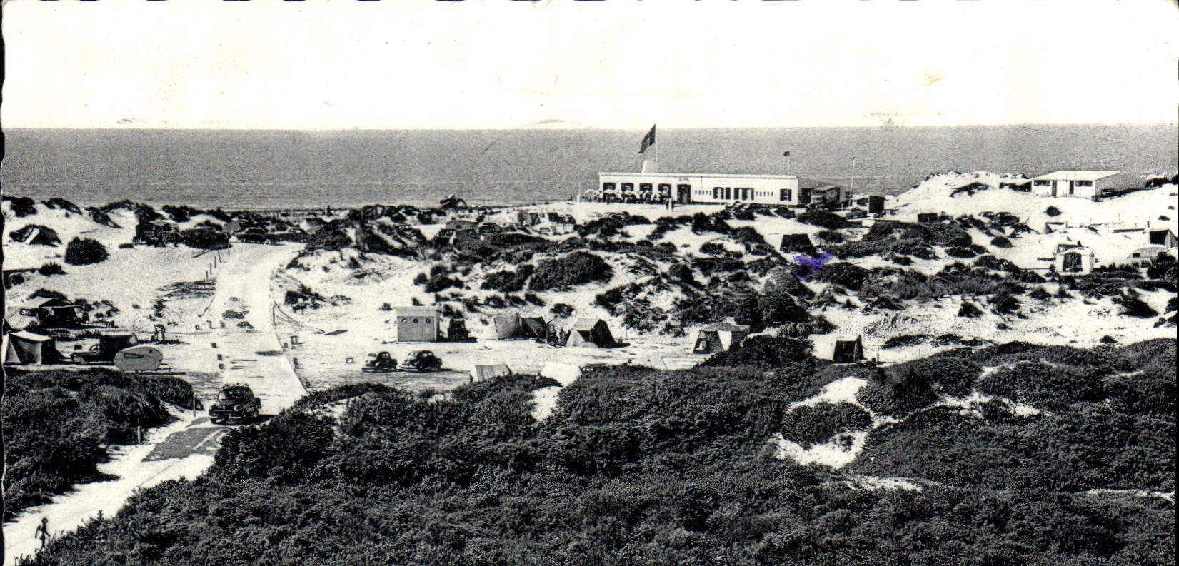 CPA La Maison de la Dune Camping Perroquet Frontiere Bray Dunes Nord