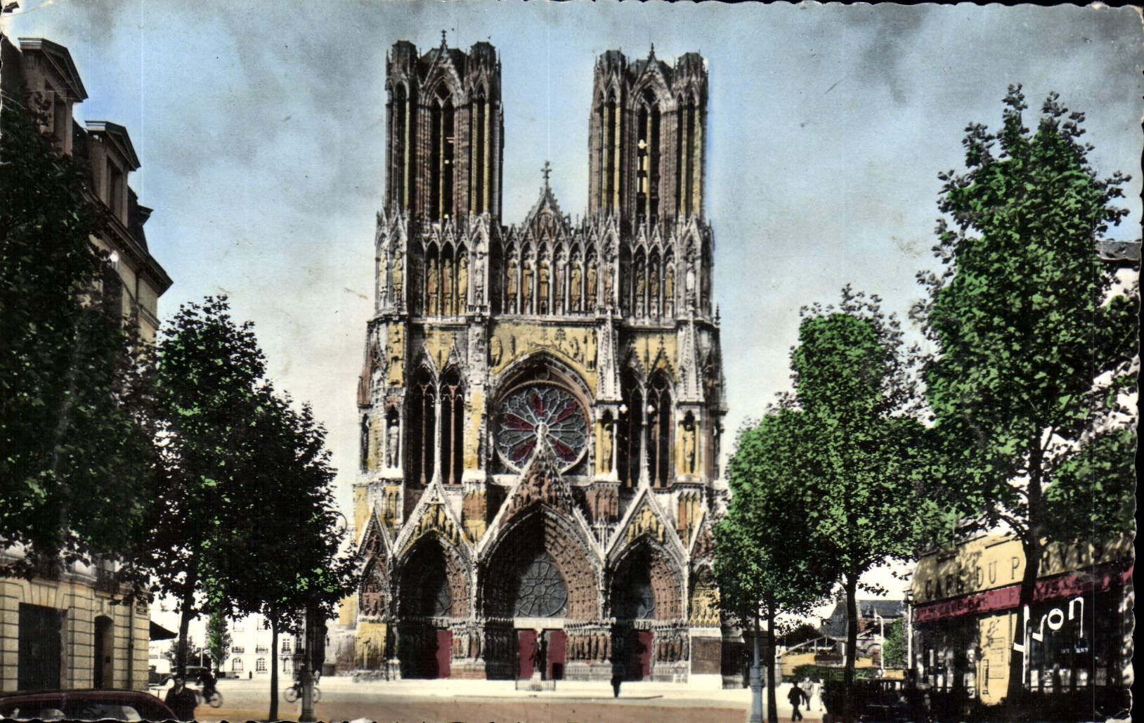 CPA Reims Marne La Cathedrale 