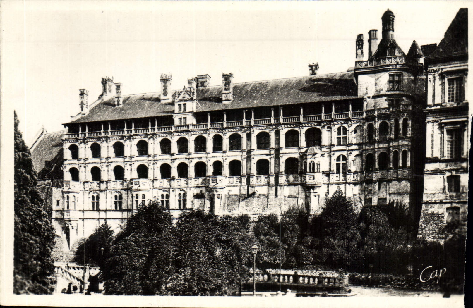 CPA Blois Le Chateau Facade nort dite aile Francois 